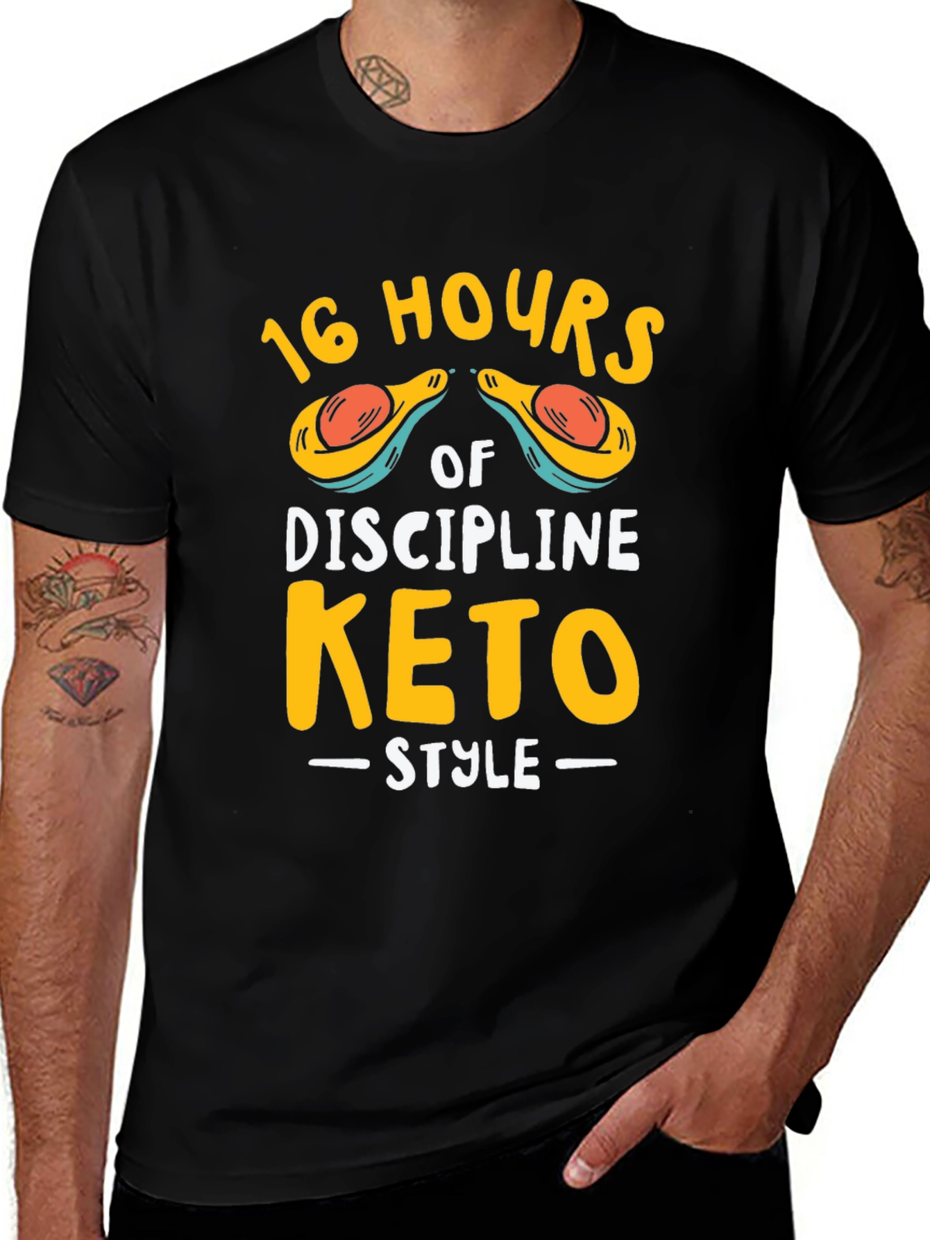 Variant 18 of Keto Style 16 Hours Discipline Graphic T-Shirt