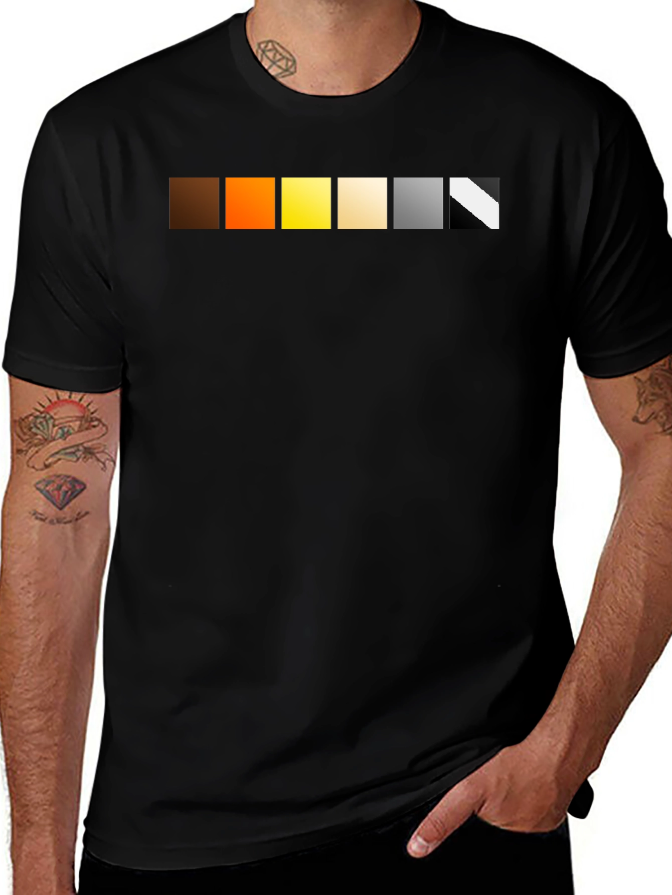 Variant 2 of Color Gradient T-Shirt - Stylish Modern Design