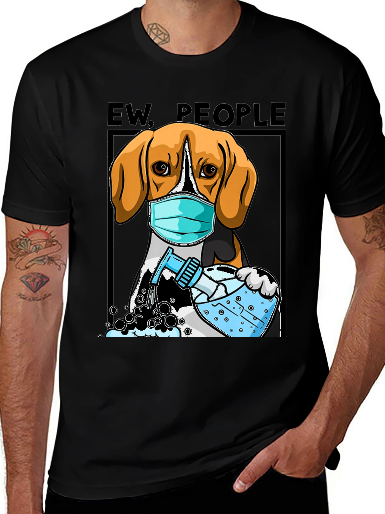 Variant 30 of Ew People Beagle Mask T-Shirt