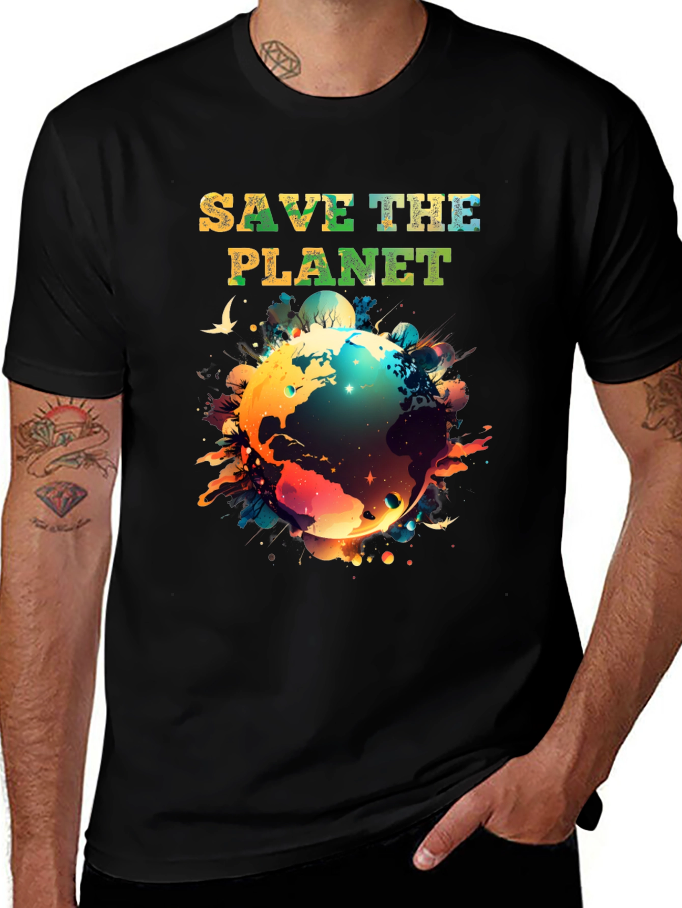 Save The Planet Graphic Tee - Earth Day T-Shirt