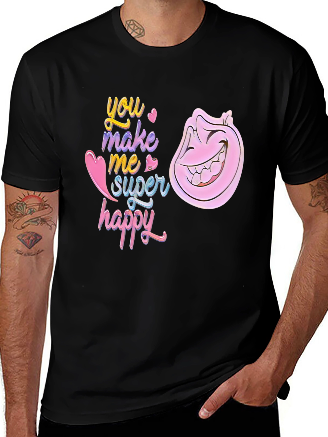 Variant 7 of You Make Me Super Happy Dumpling T-Shirt