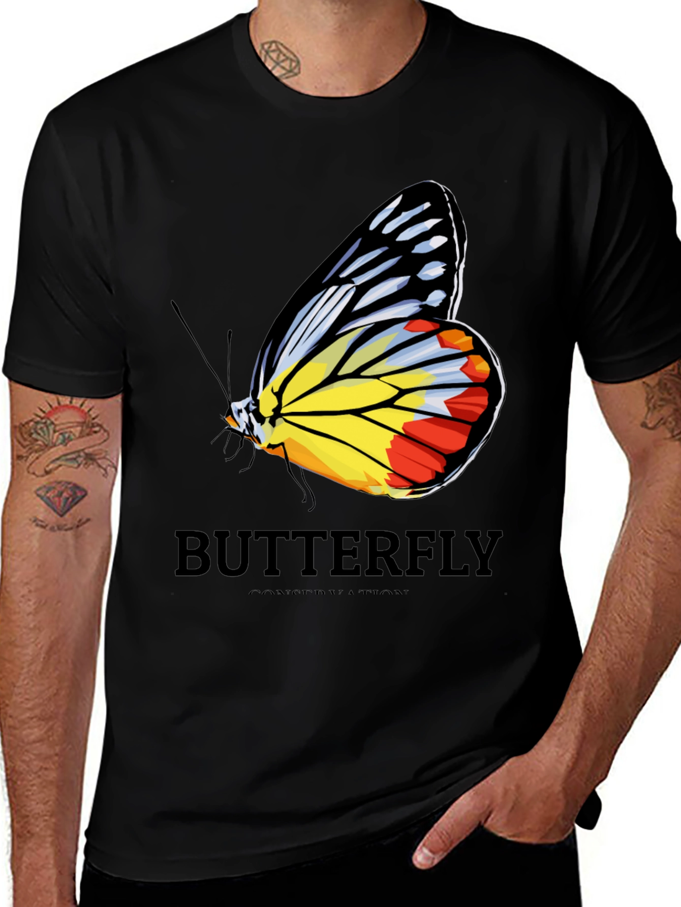 Variant 27 of Butterfly Conservation Graphic T-Shirt