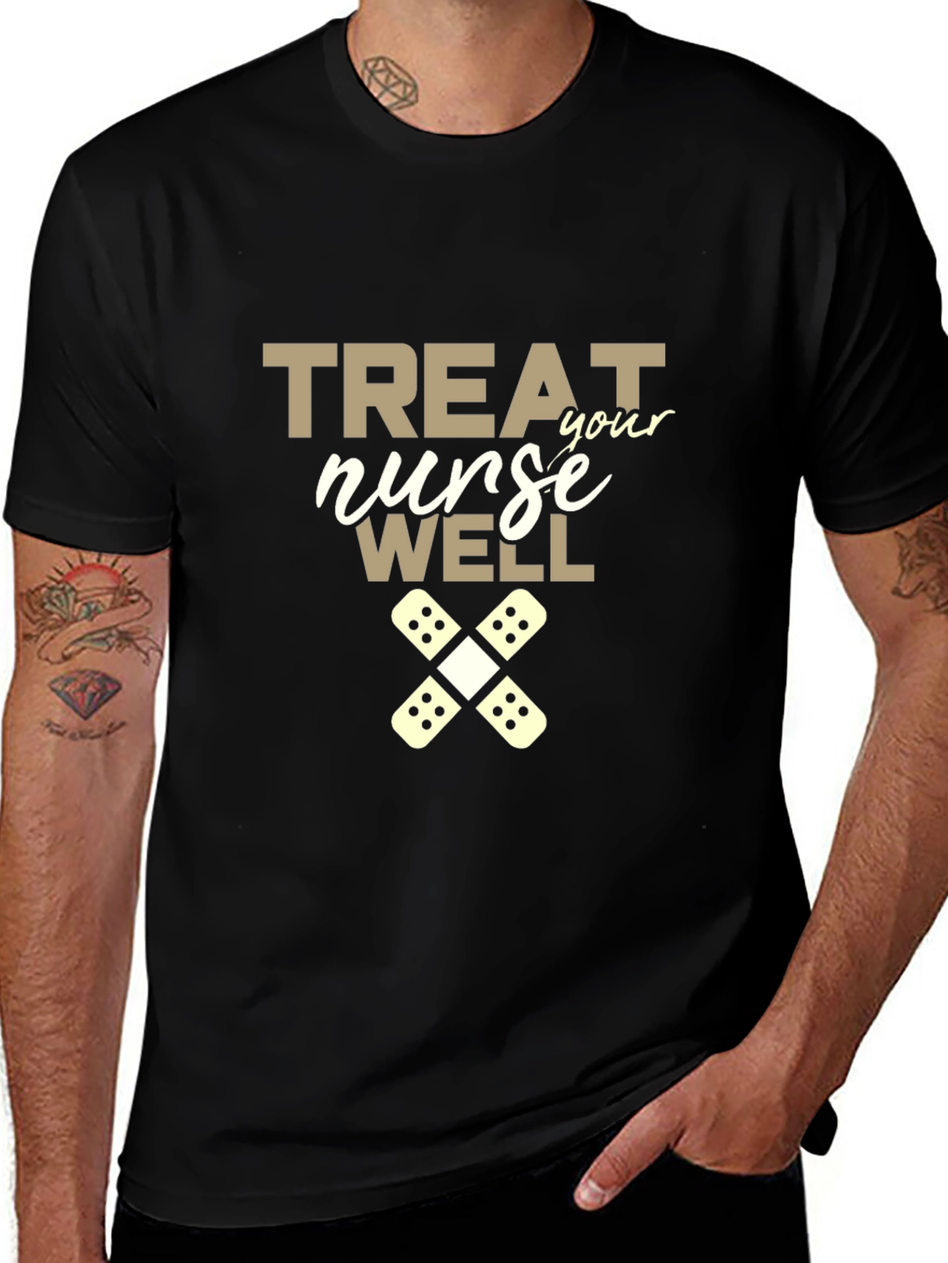 Variant 7 of Treat Your Nurse Well Graphic Tee