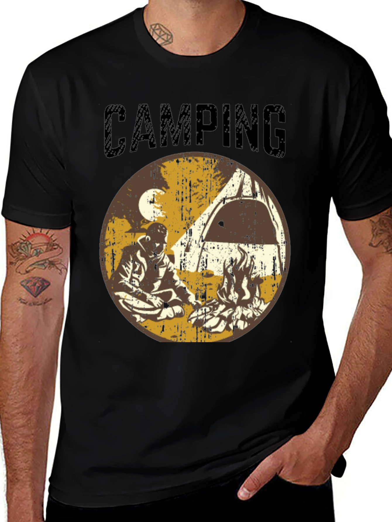 Variant 6 of Vintage Camping Graphic T-Shirt