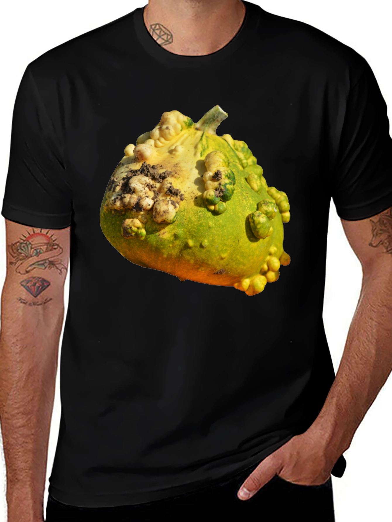 Variant 14 of Gourd Graphic T-Shirt, Novelty Fruit Tee