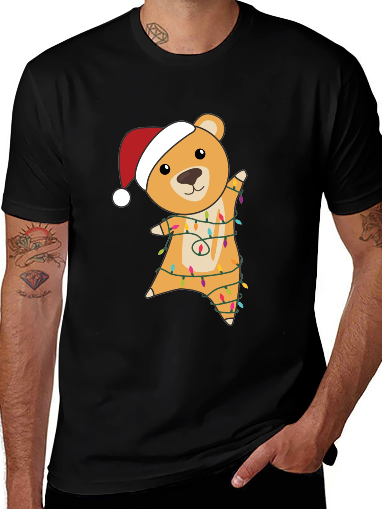 Variant 8 of Christmas Bear Lights T-Shirt