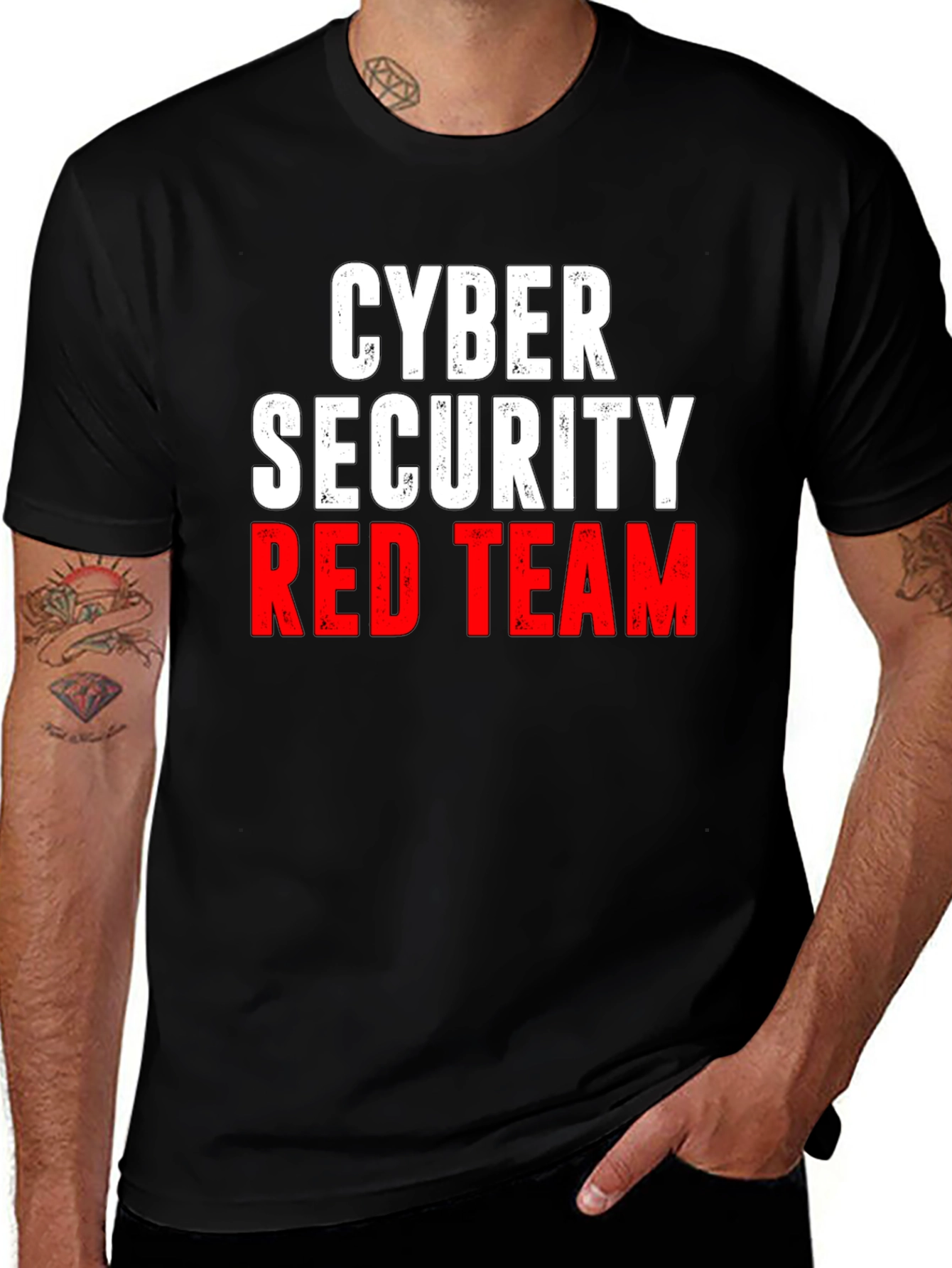 Variant 10 of Cyber Security Red Team T-Shirt