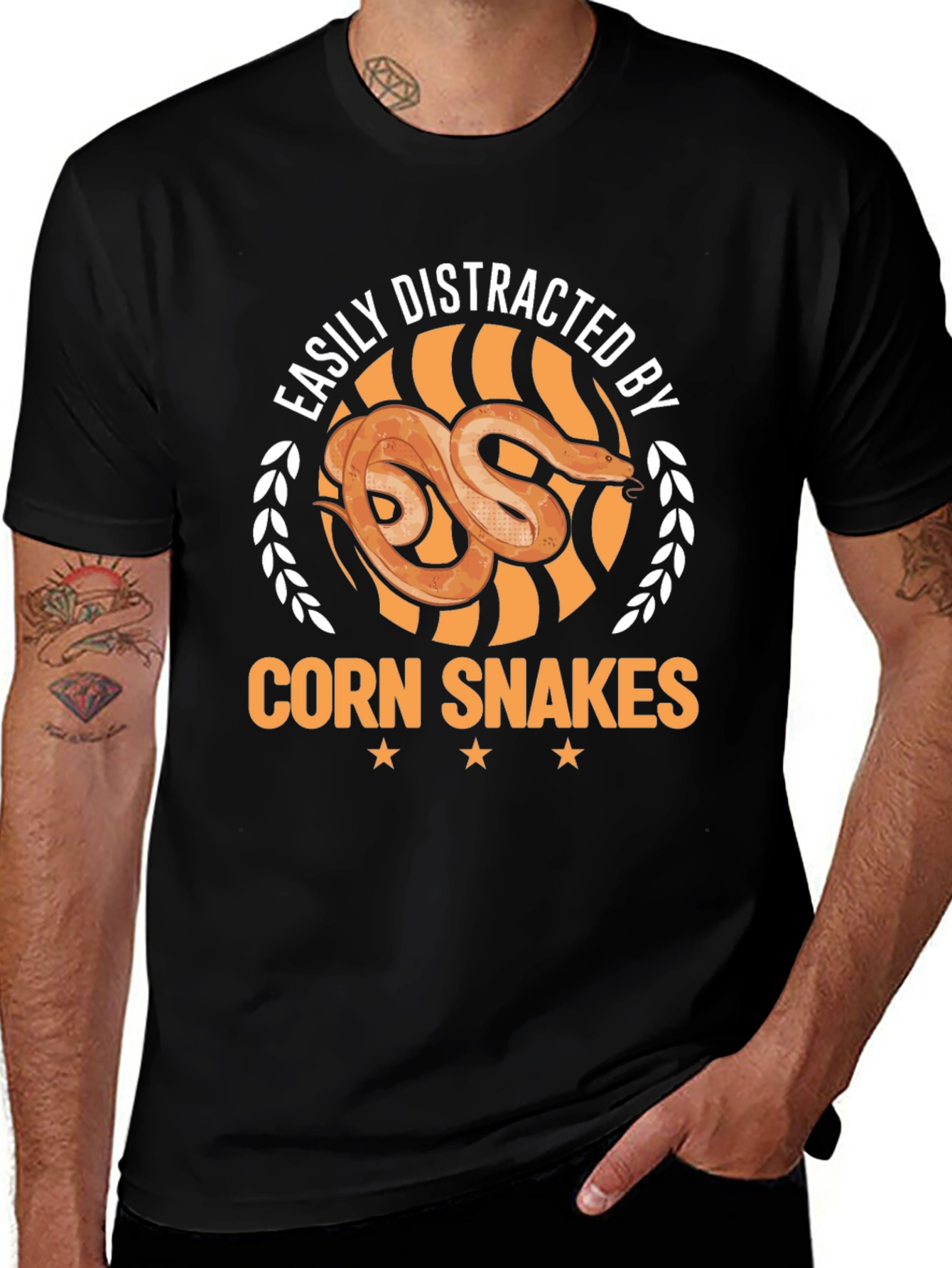 Variant 12 of Easily Distracted By Corn Snakes T-Shirt