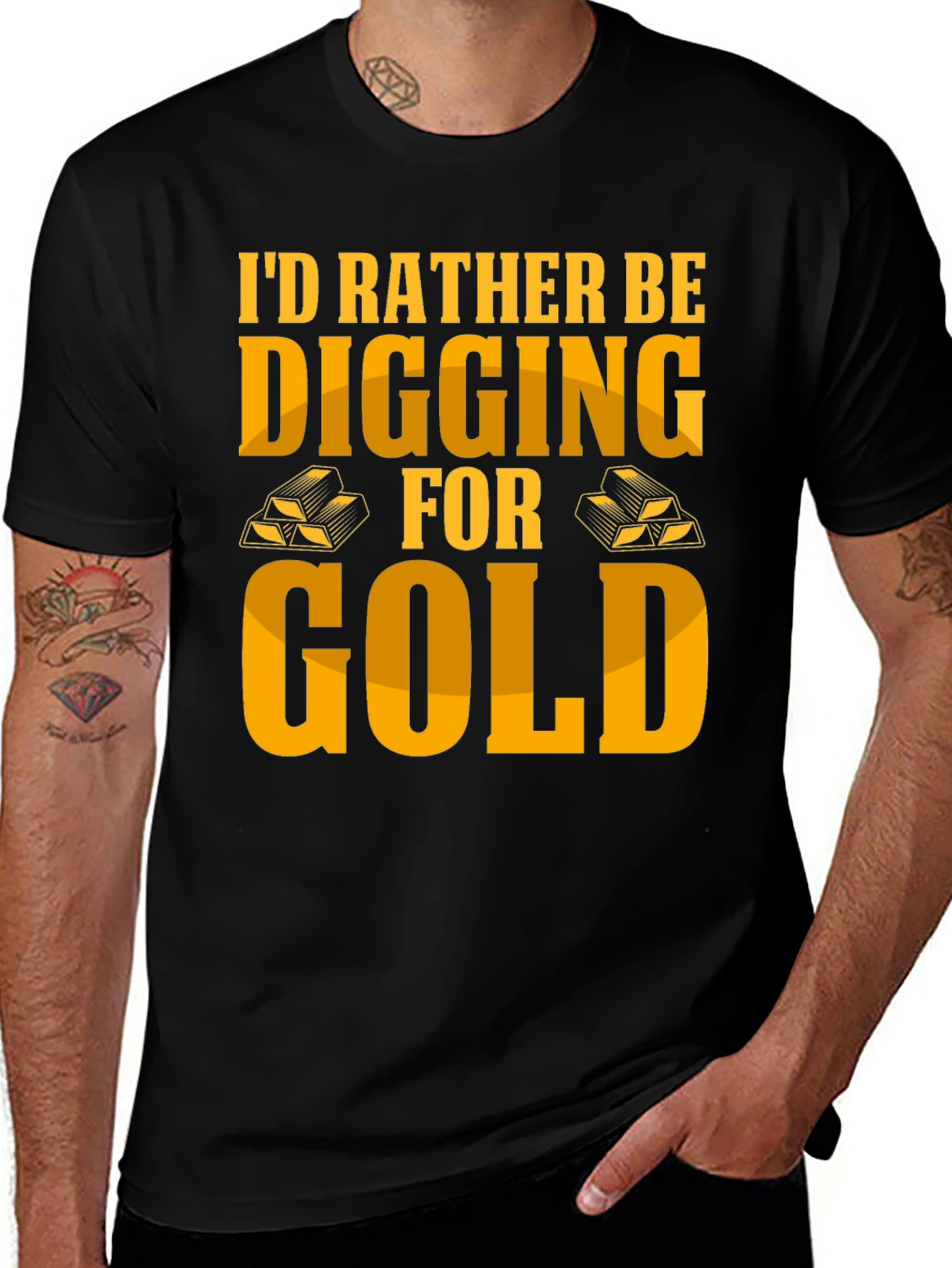 Digging for Gold Graphic Tee