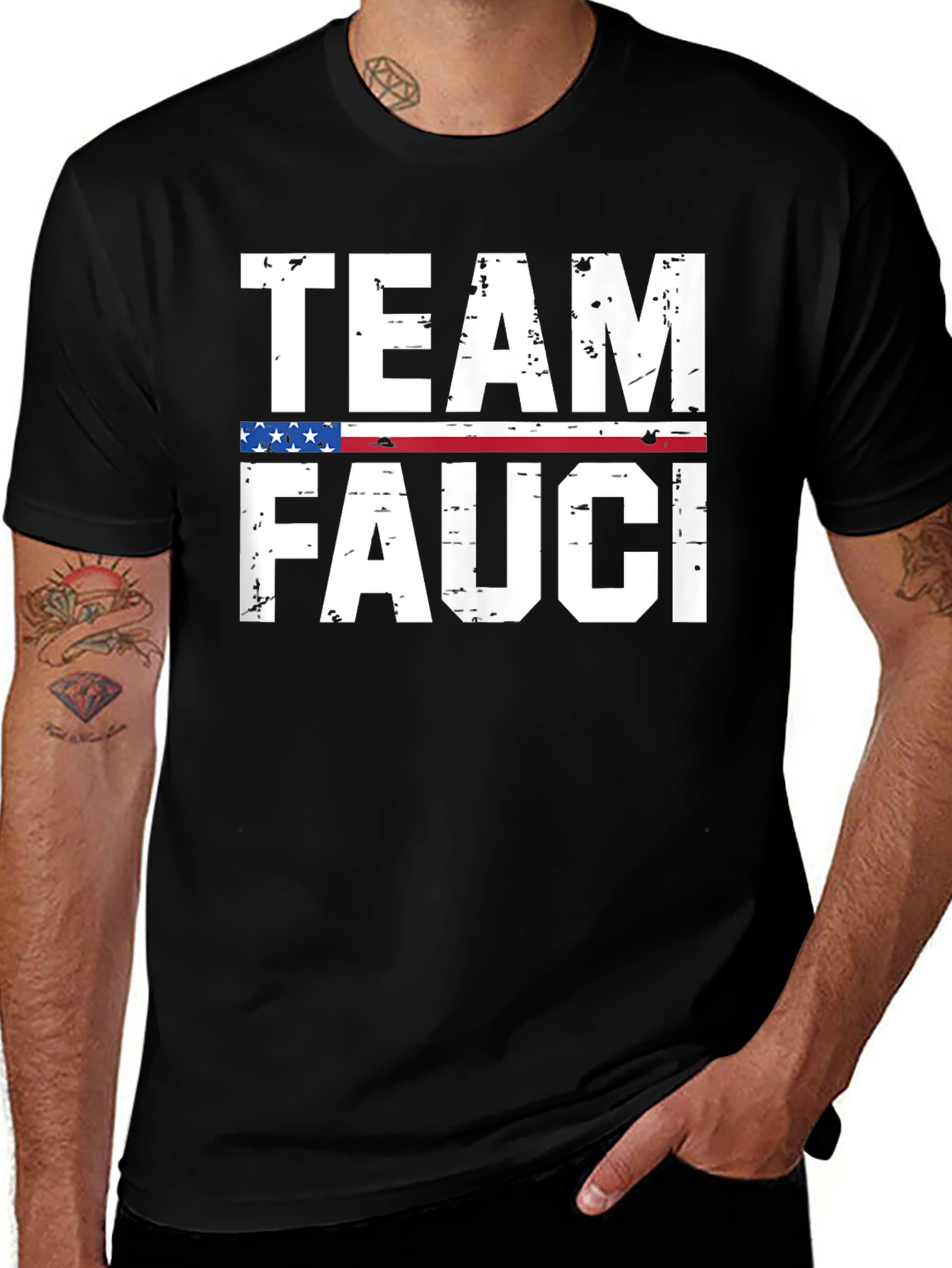 Team Fauci T-Shirt - Patriotic Support