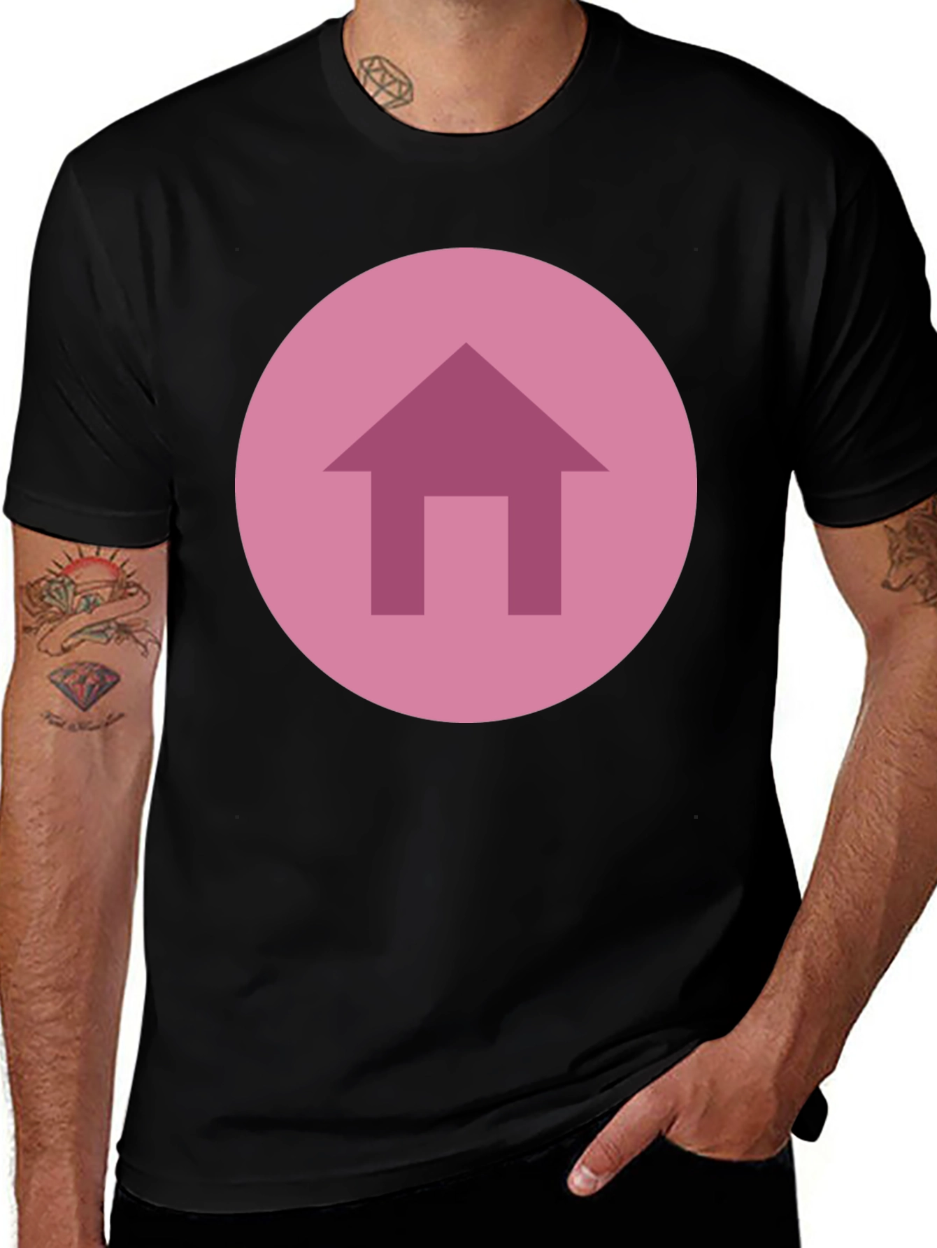 Variant 21 of Abstract House Graphic Tee