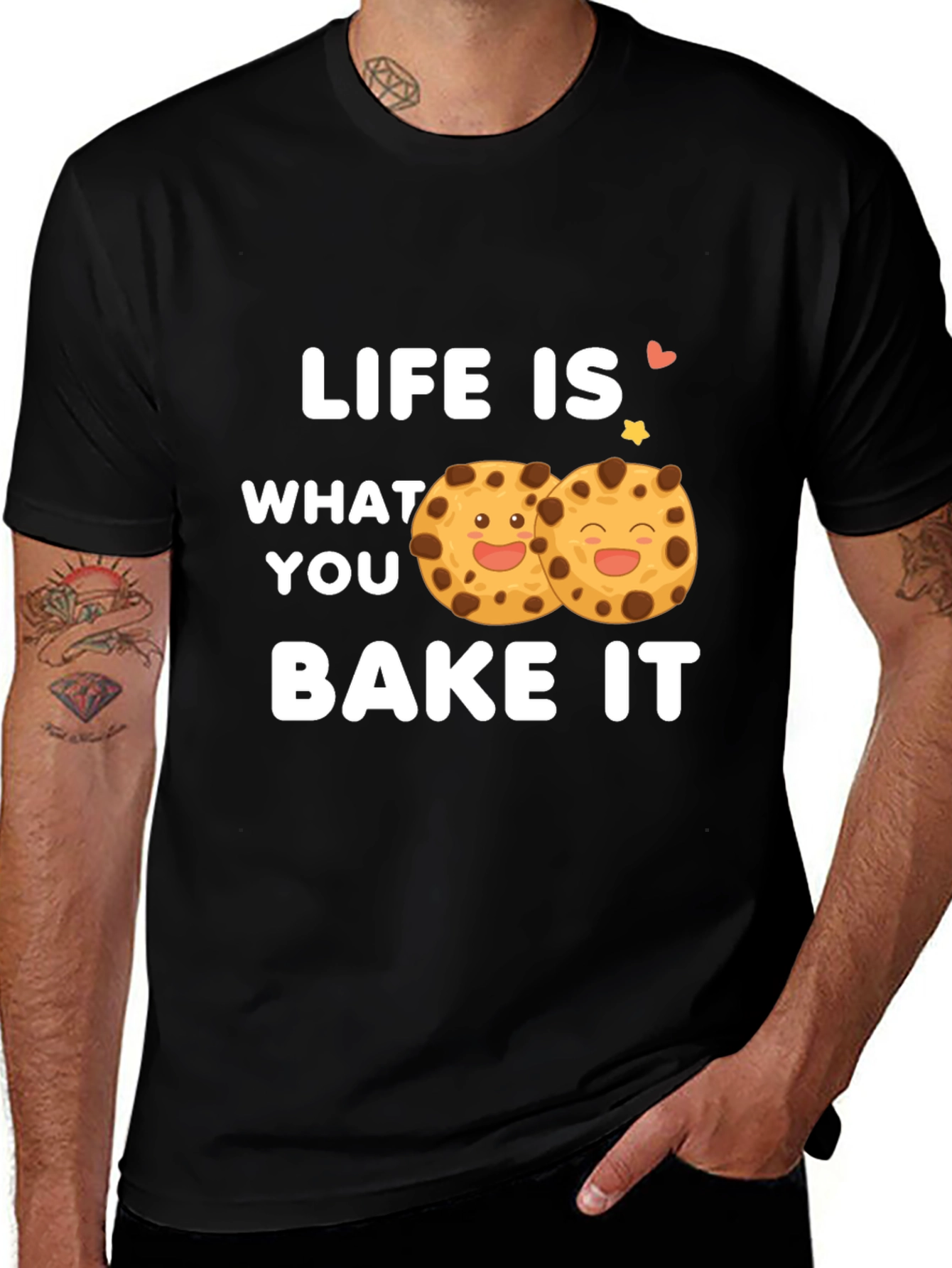 Variant 23 of Life Is What You Bake It - Graphic T-Shirt