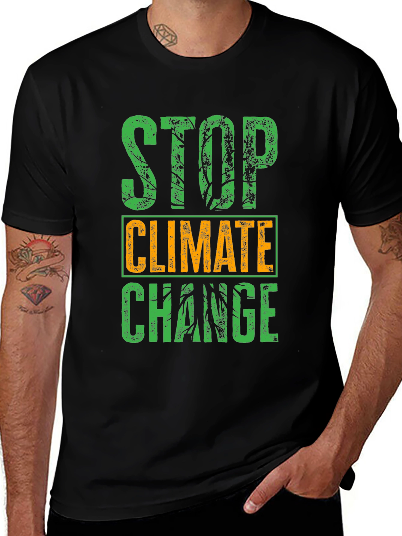 Variant 13 of Stop Climate Change Graphic Tee