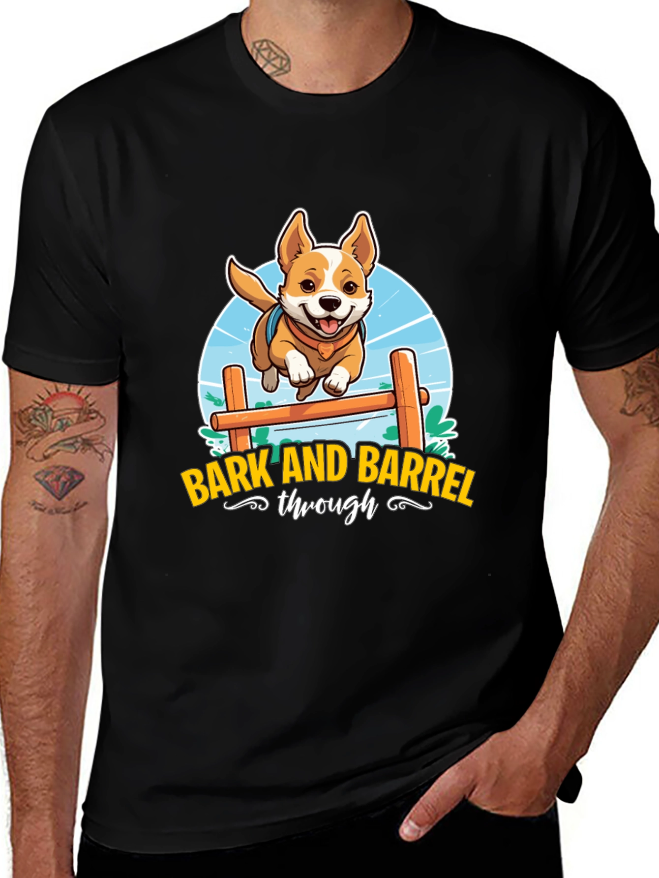Variant 4 of Bark and Barrel Dog T-Shirt