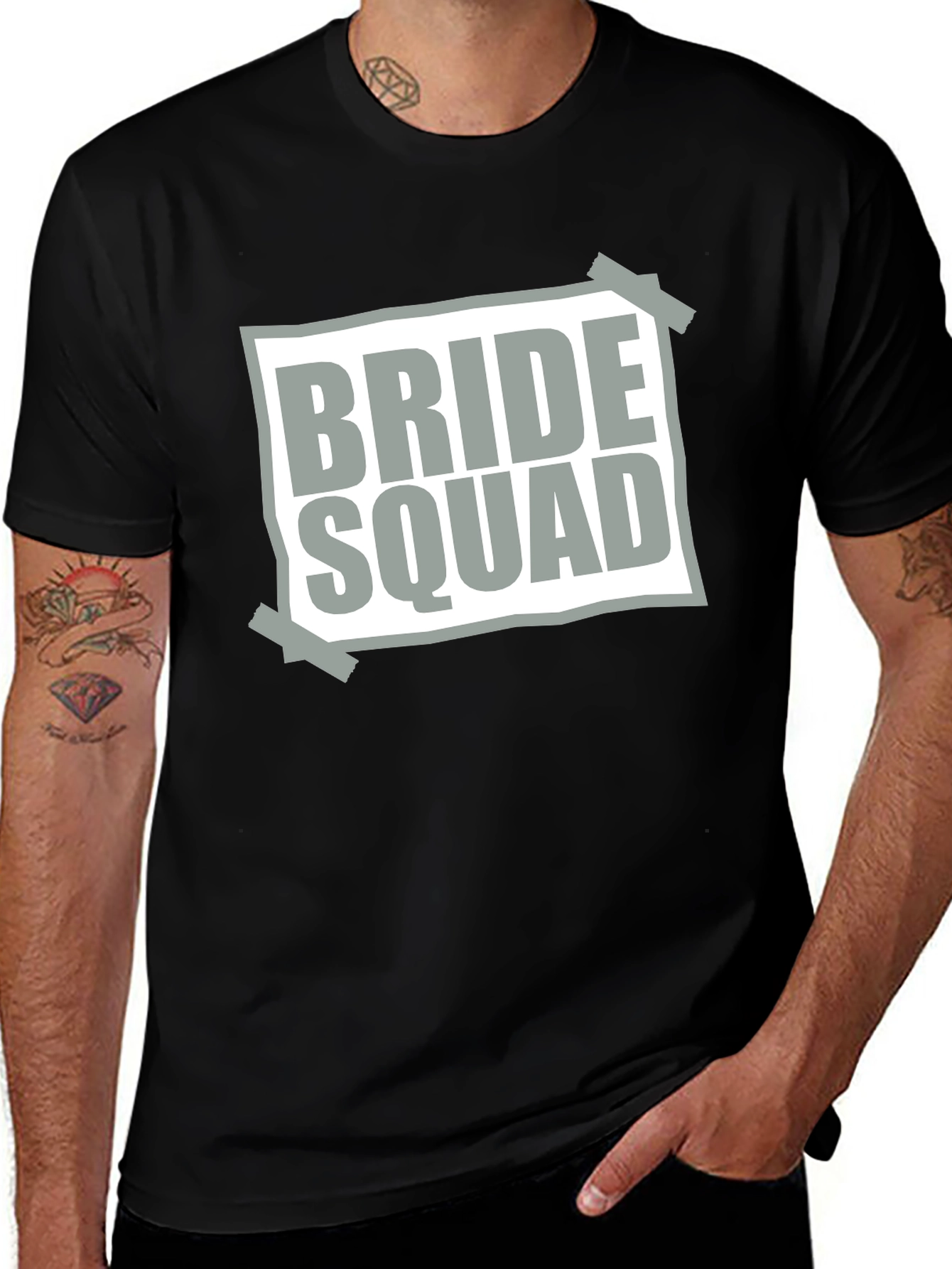 Variant 5 of Bride Squad Black Graphic Tee