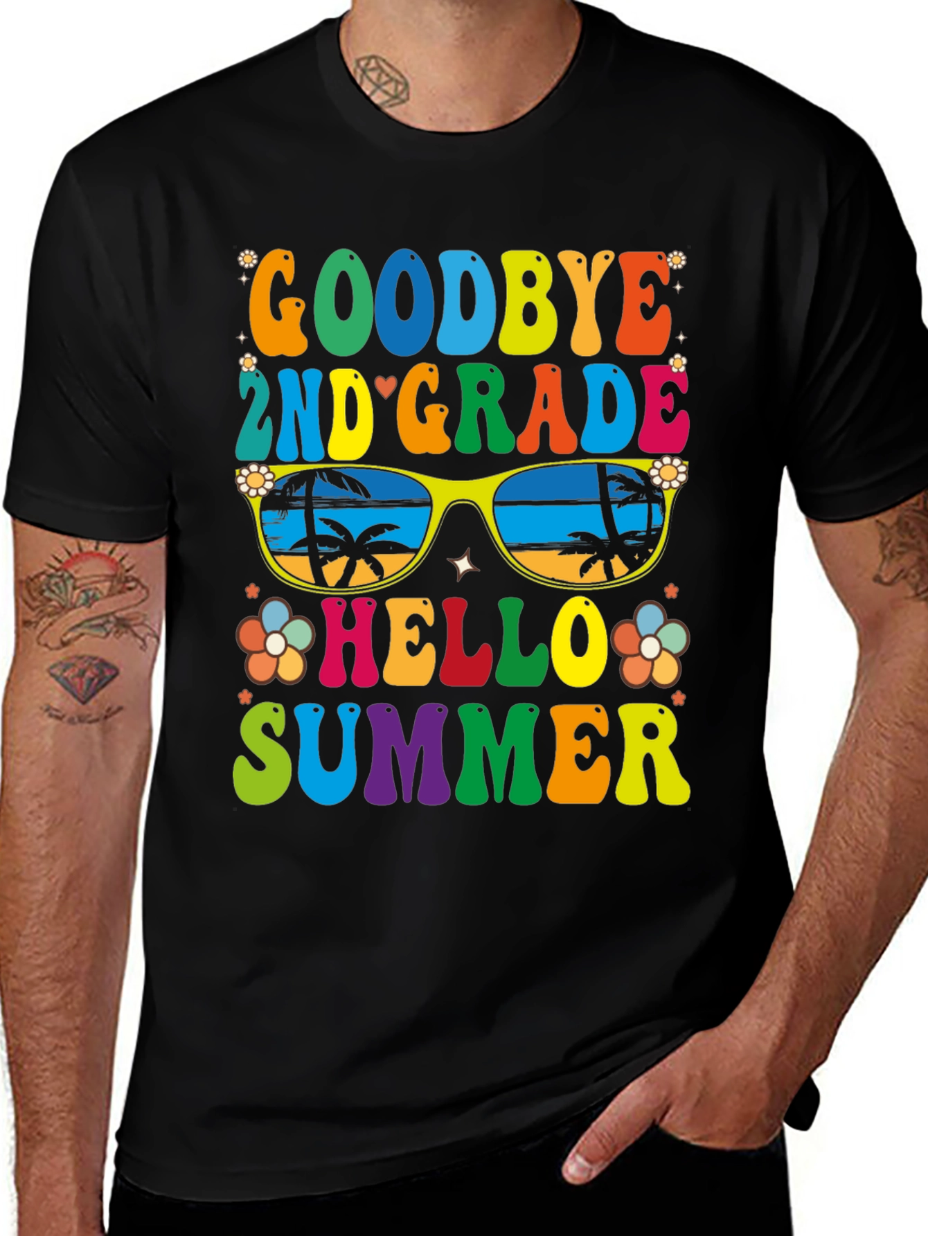 Variant 3 of Goodbye 2nd Grade Hello Summer T-Shirt