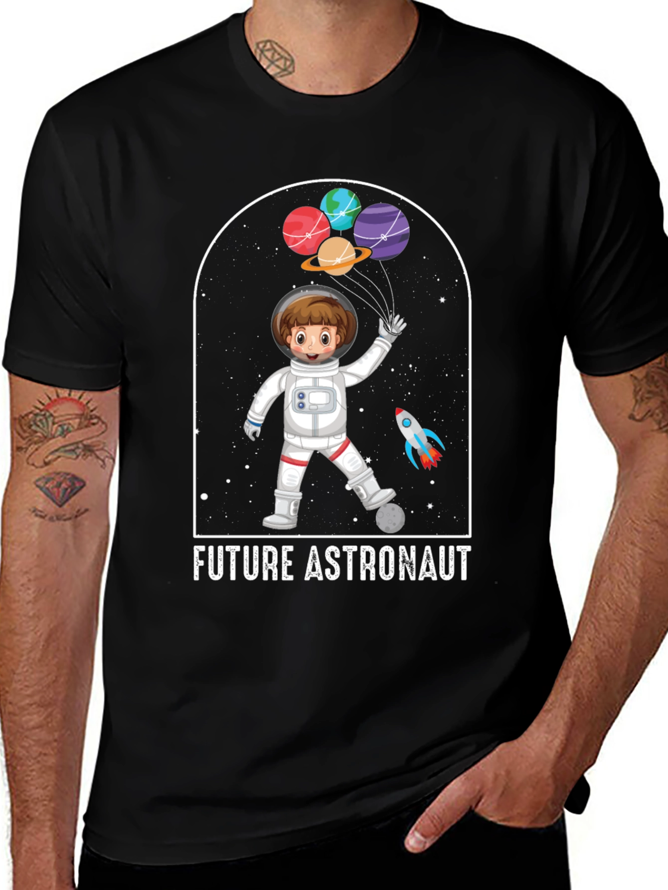 Future Astronaut T-Shirt - Space Exploration Kids Tee