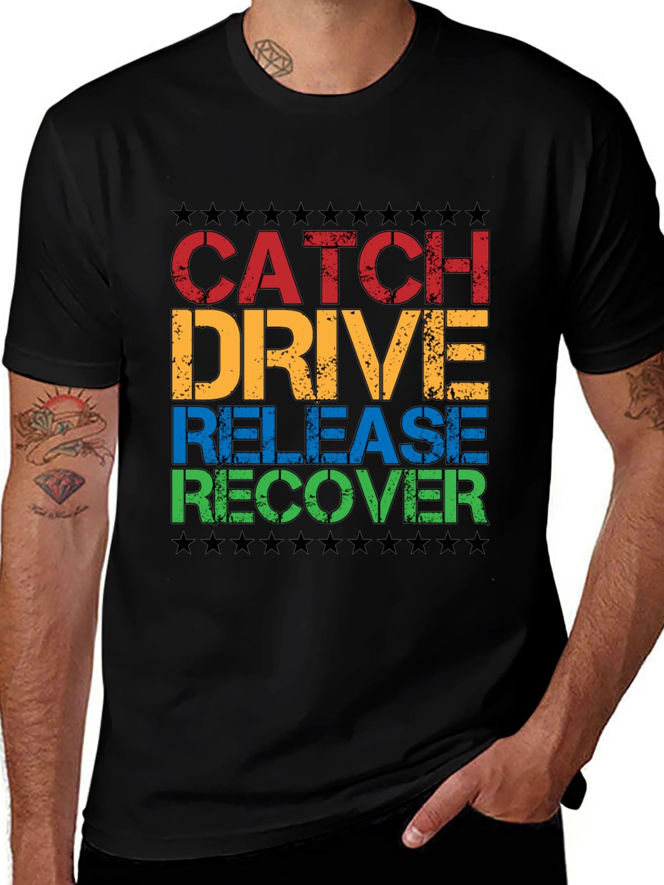 Variant 9 of Catch Drive Release Recover Graphic Tee