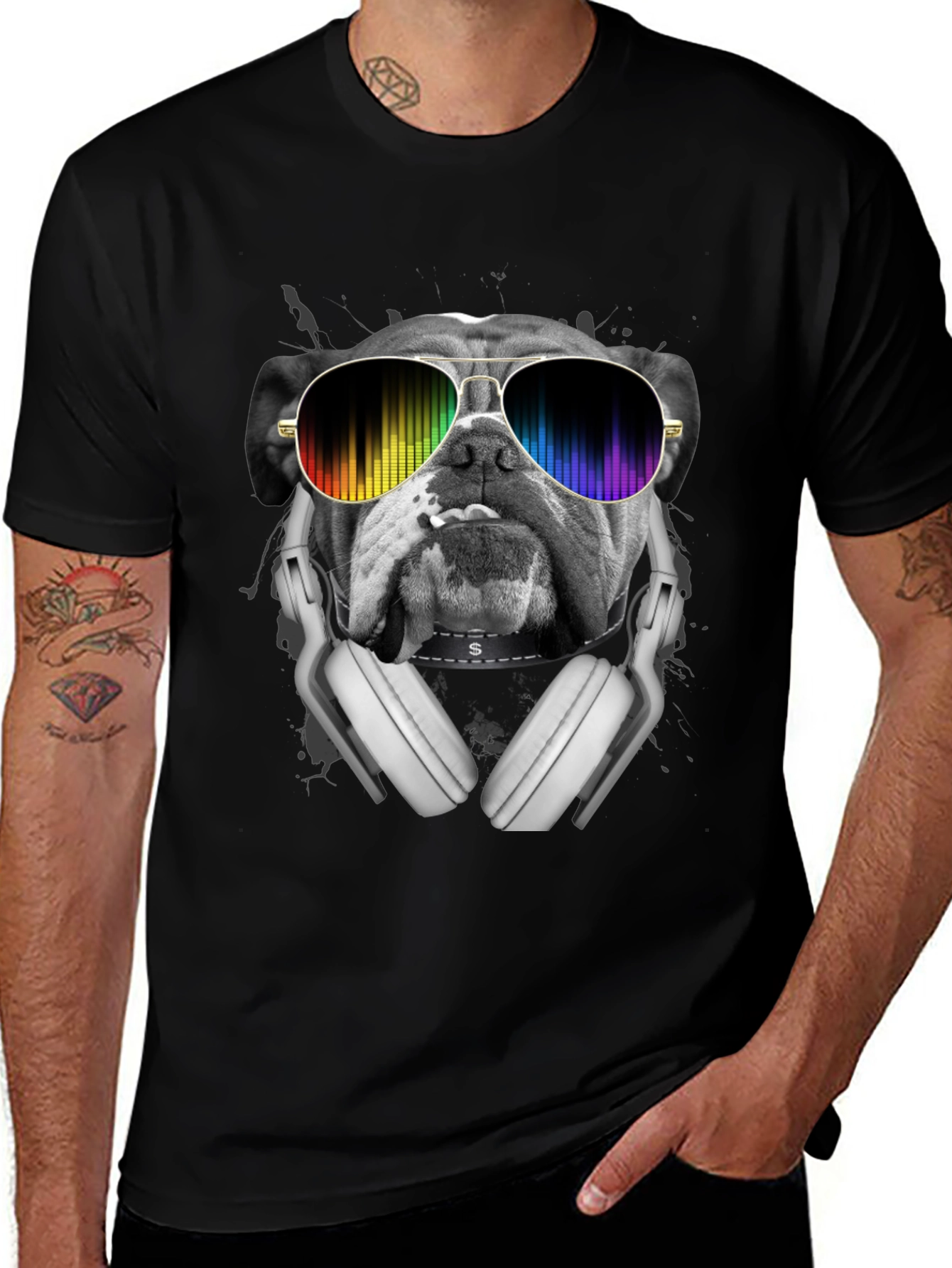 Variant 24 of Cool Bulldog Graphic Tee