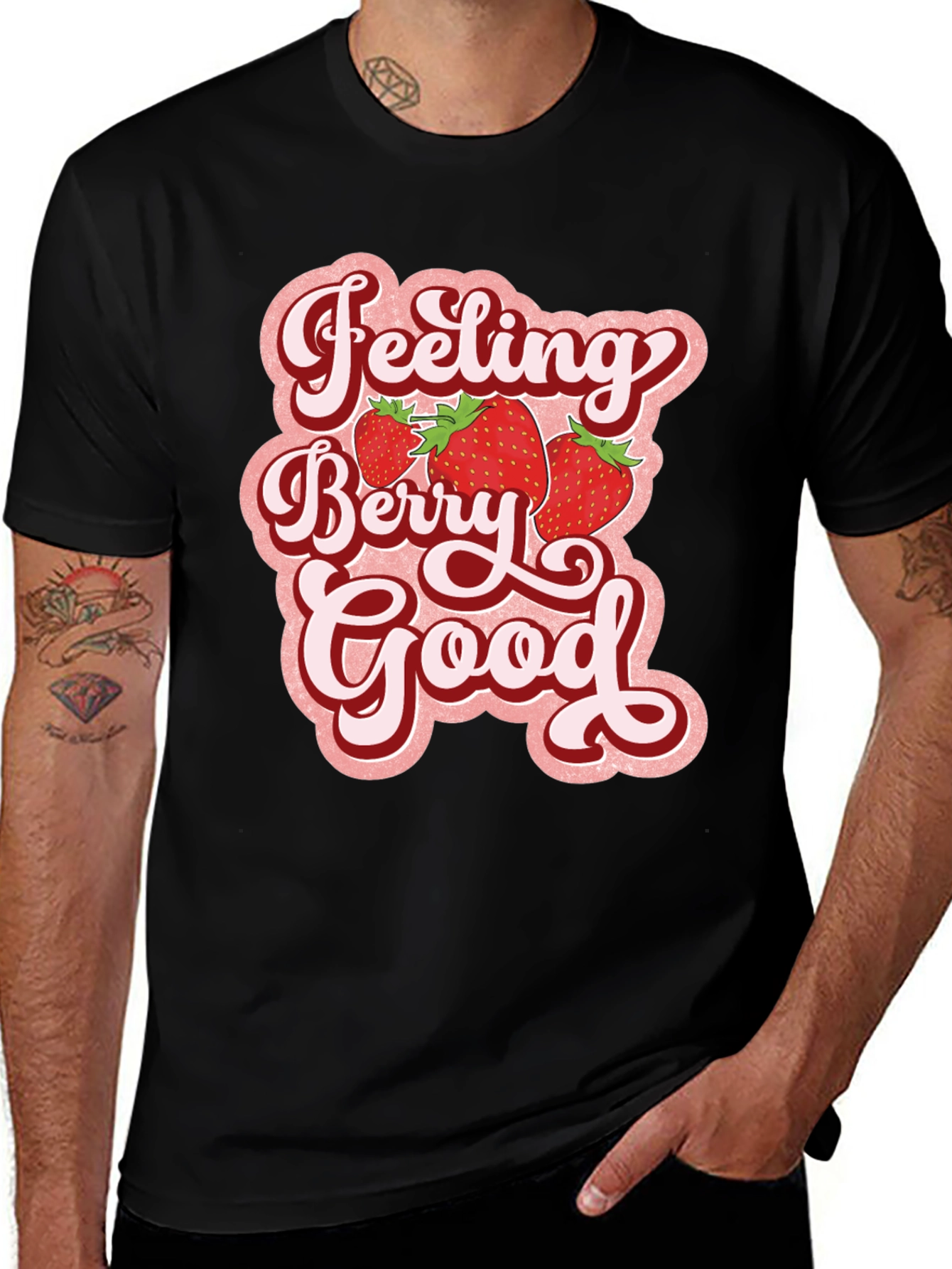 Variant 20 of Feeling Berry Good T-Shirt - Retro Graphic Tee