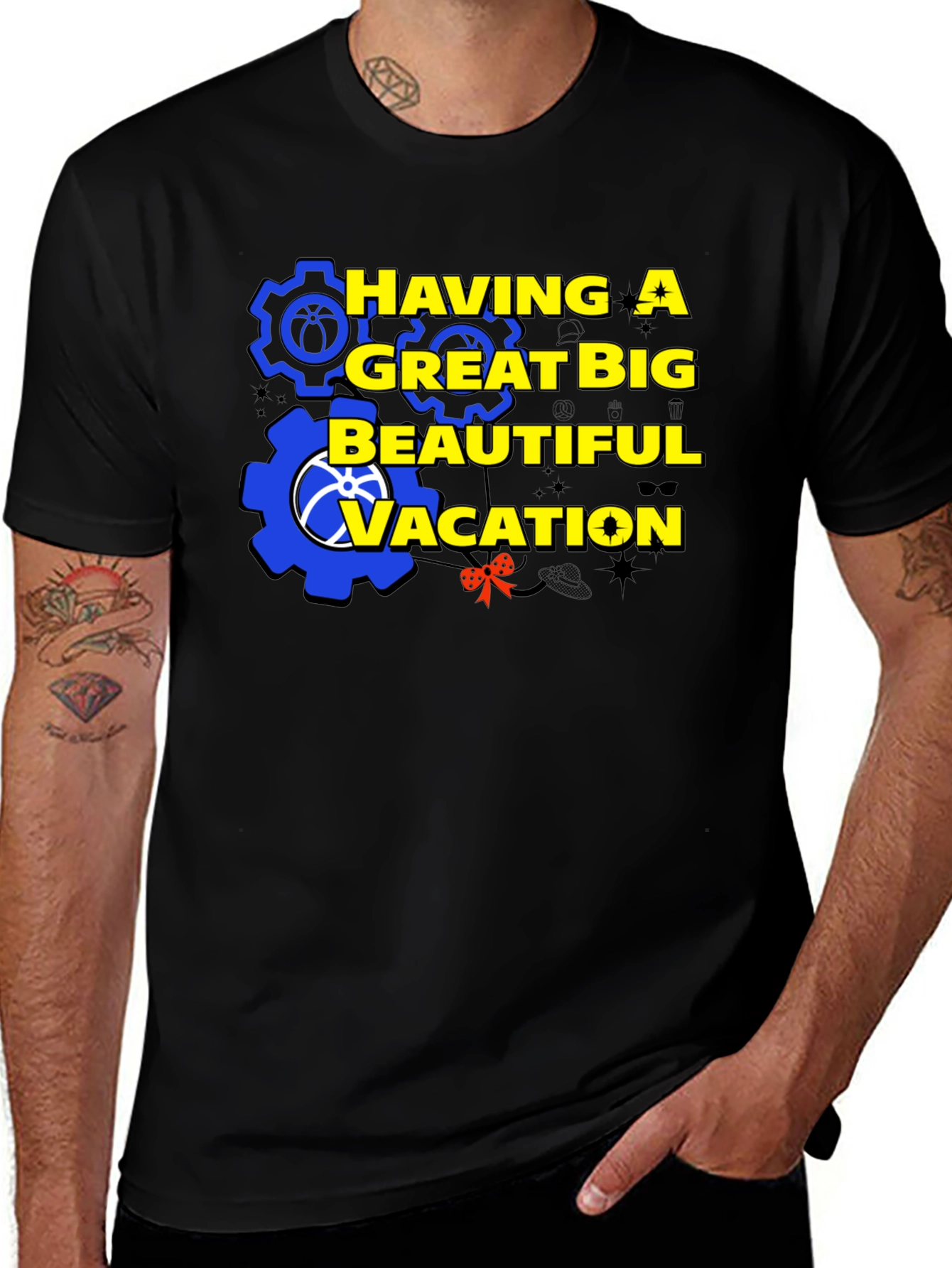 Having A Great Big Beautiful Vacation Graphic T-Shirt