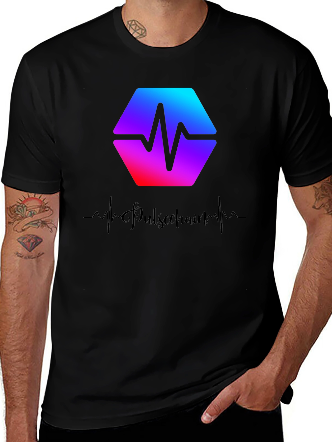 Variant 14 of PulseChain T-Shirt - Cryptocurrency Fan Apparel