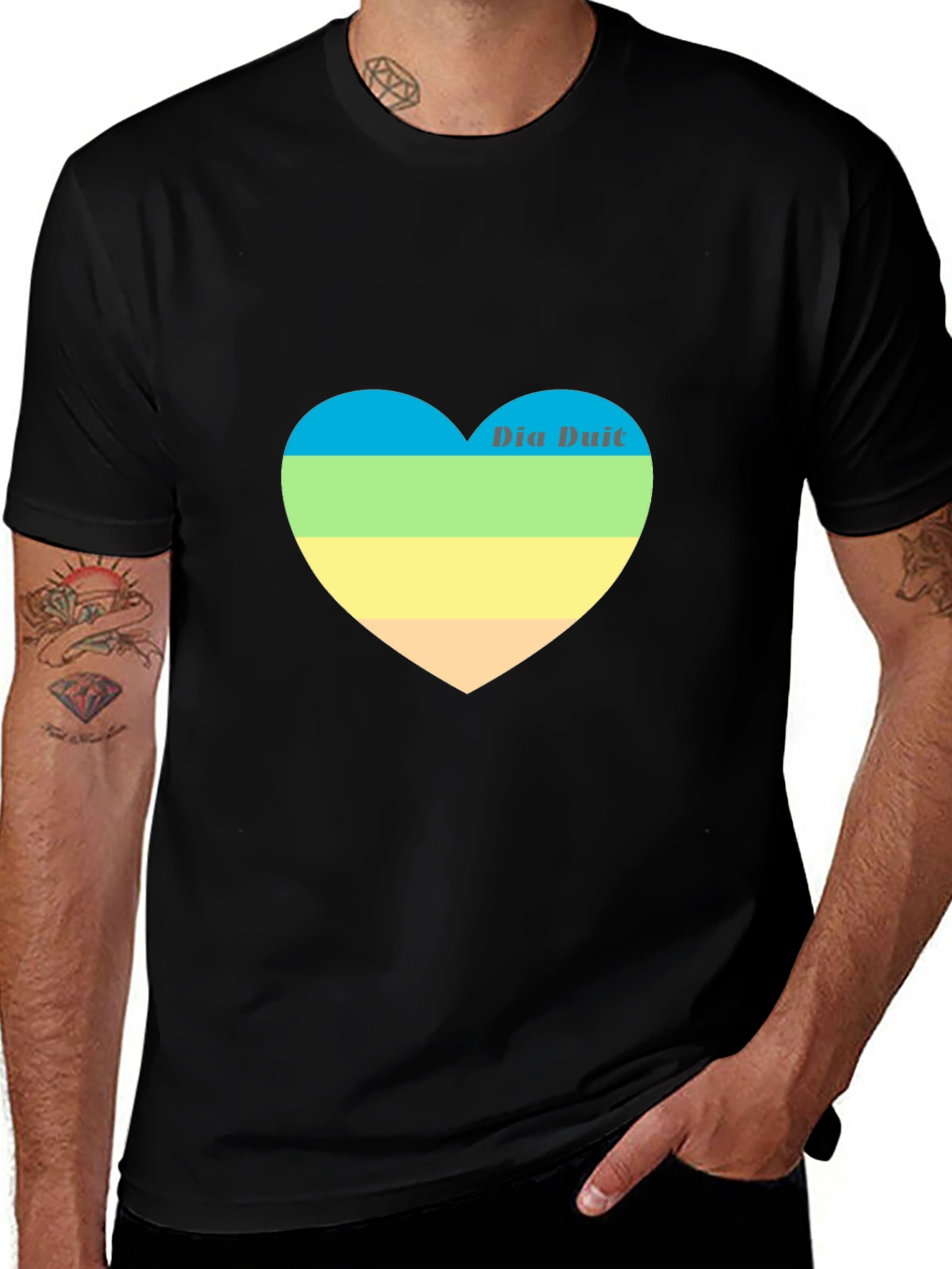 Pride Heart Tee - Dia Duit Design