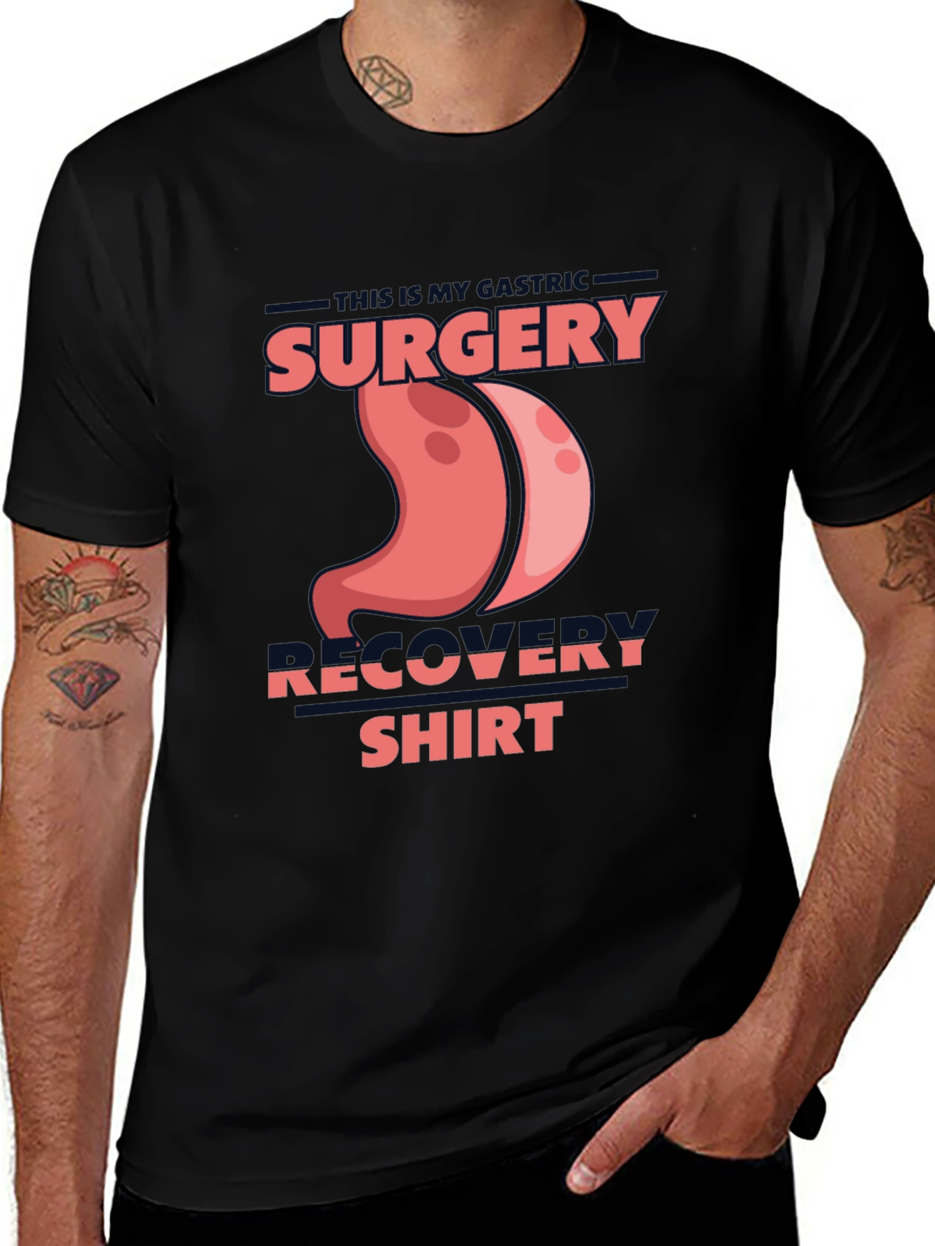 Variant 11 of Gastric Sleeve Surgery Recovery Shirt