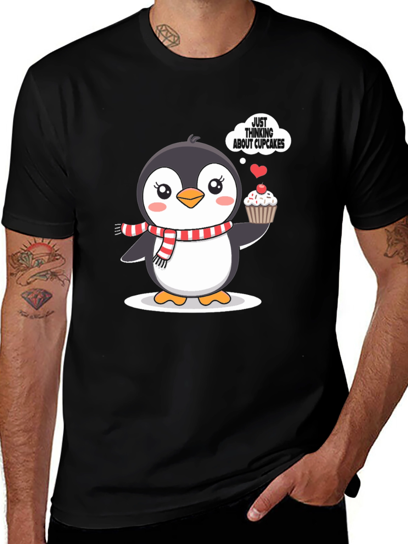 Variant 6 of Cute Penguin Cupcake T-Shirt