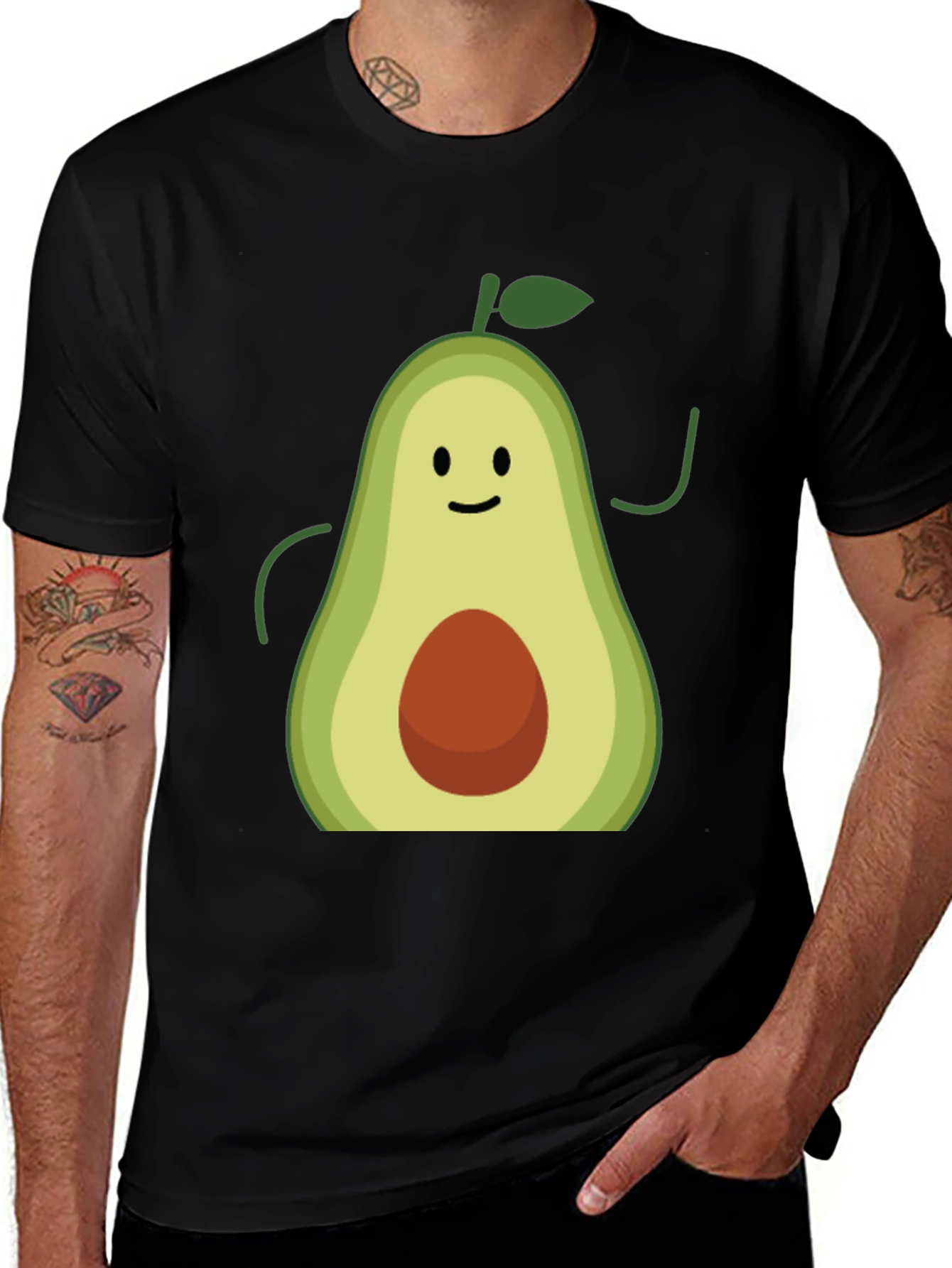 Variant 12 of Avocado Graphic Tee - Funny Fruit T-Shirt
