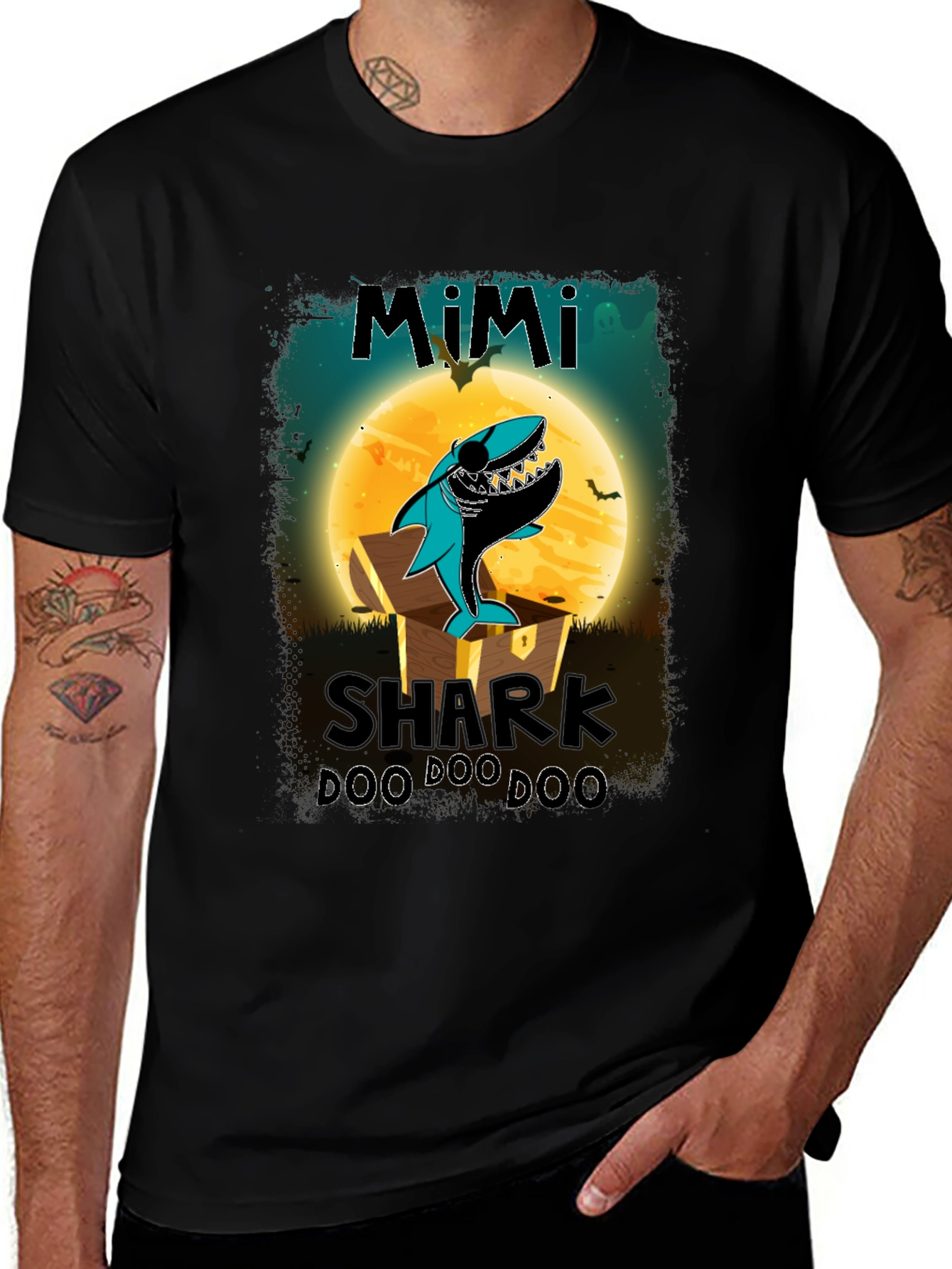 Mimi Shark Doo Doo Doo Halloween T-Shirt