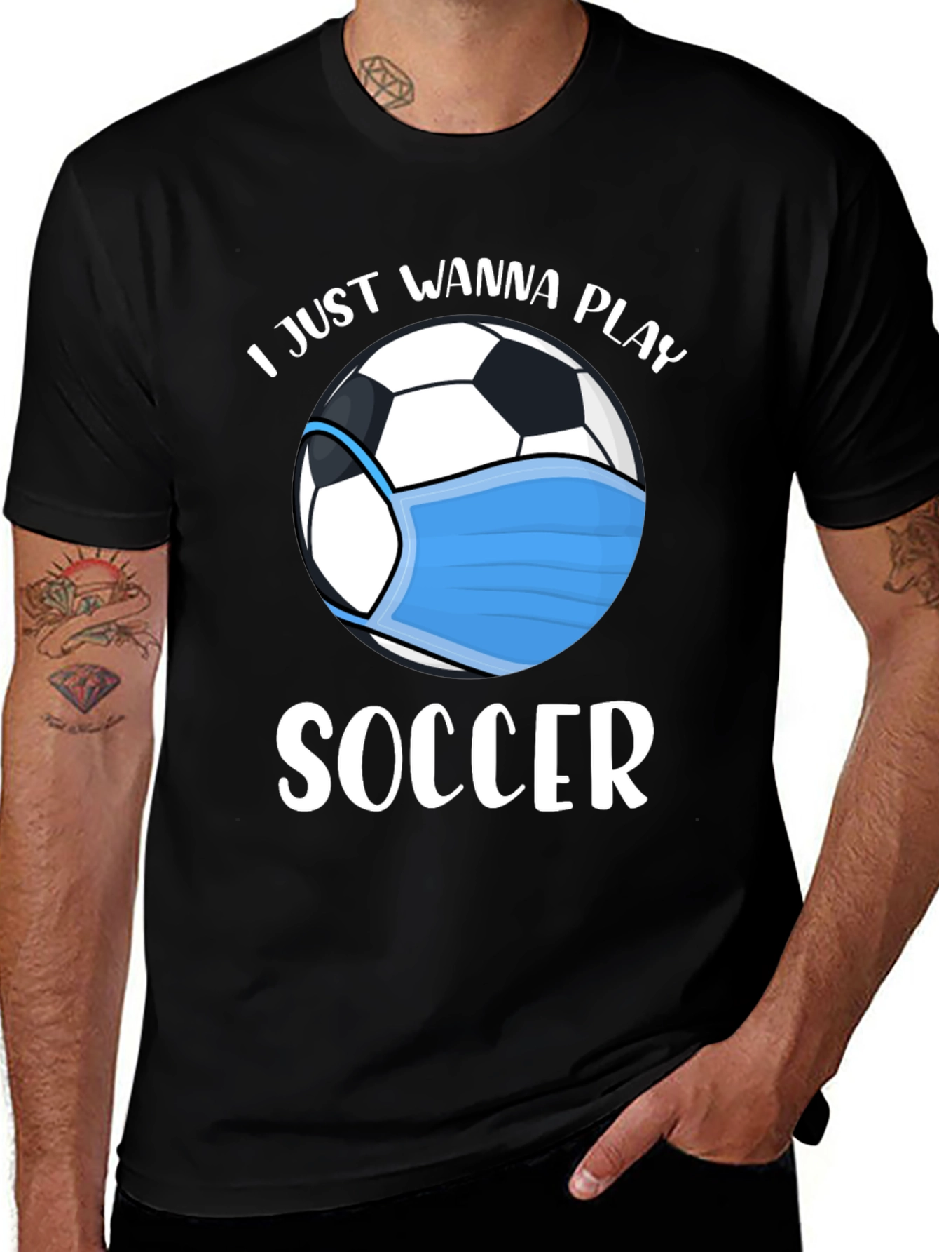 Variant 14 of Soccer Fan T-Shirt: I Just Wanna Play