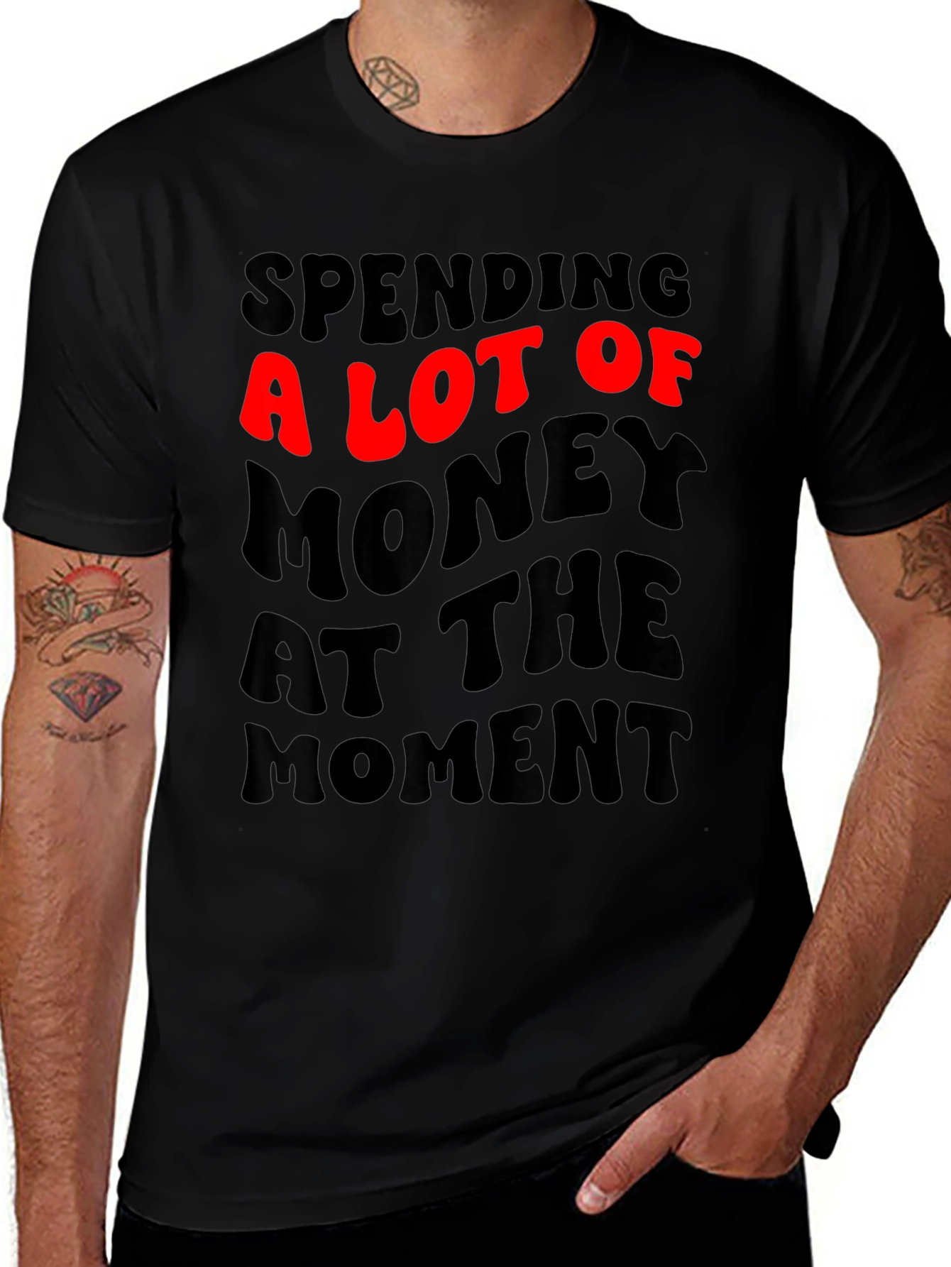 Variant 8 of Spending Money T-Shirt - Funny Tee
