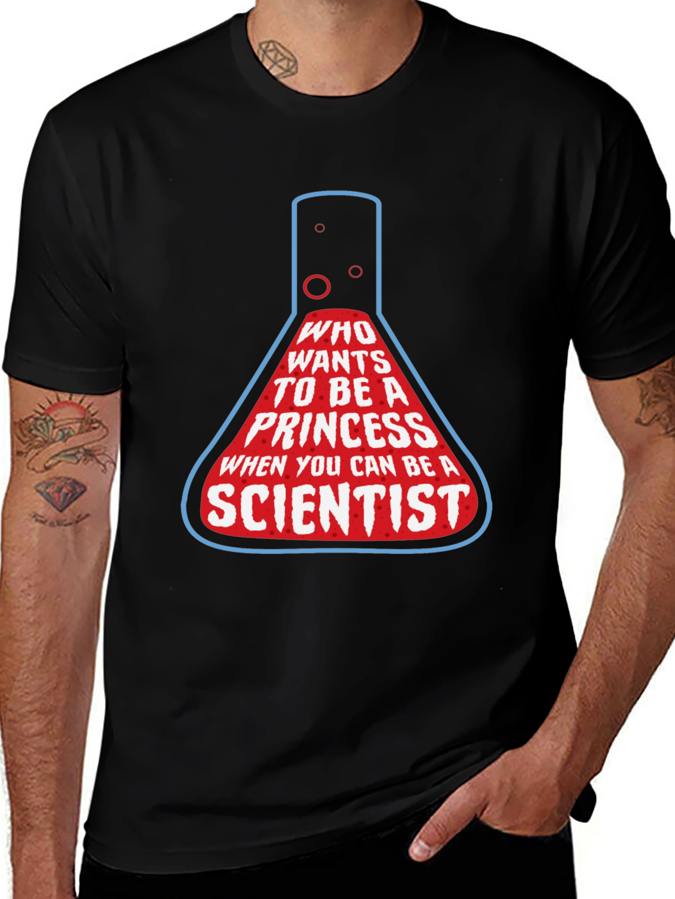Scientist Princess T-Shirt - Geeky Science Tee