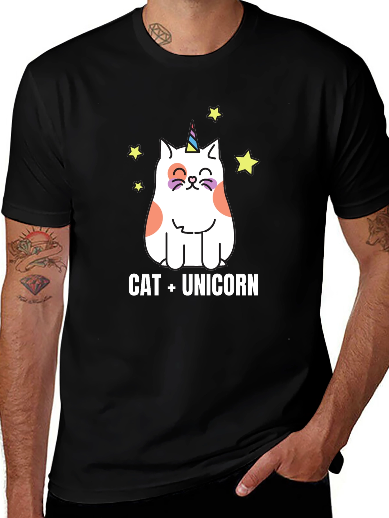 Variant 14 of Cat Unicorn Graphic T-Shirt