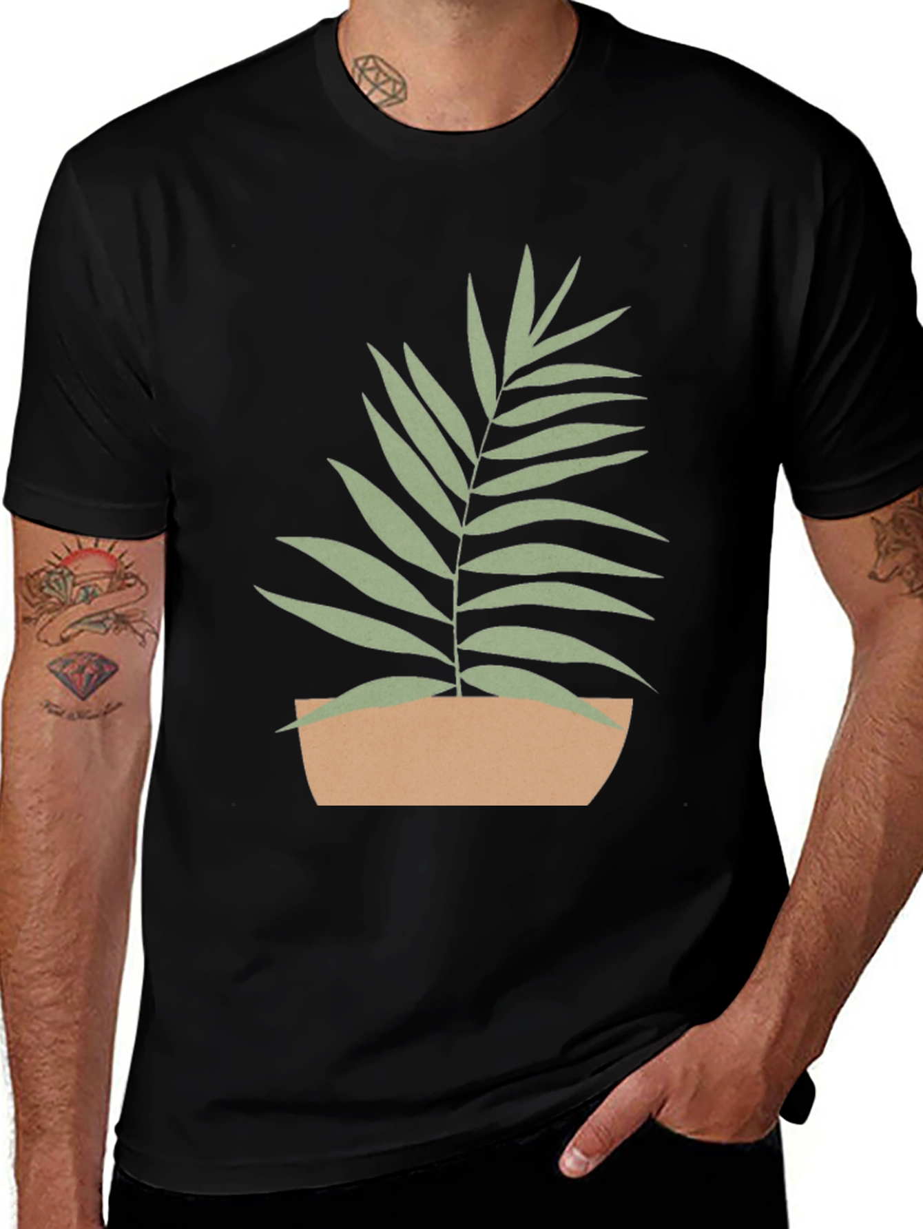 Variant 10 of Plant Graphic T-Shirt - Casual Comfort
