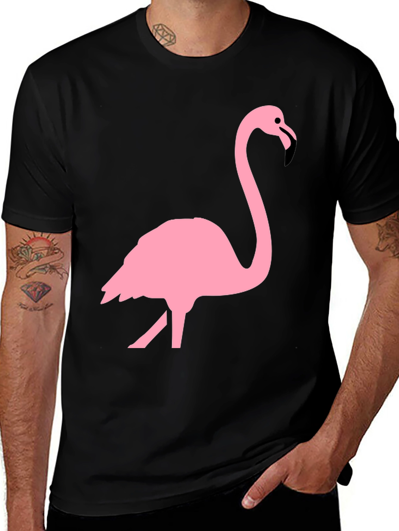 Pink Flamingo Graphic T-Shirt