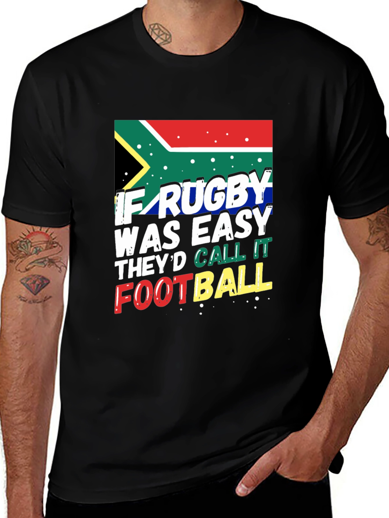 Variant 9 of South Africa Rugby T-Shirt - Funny Sports Tee