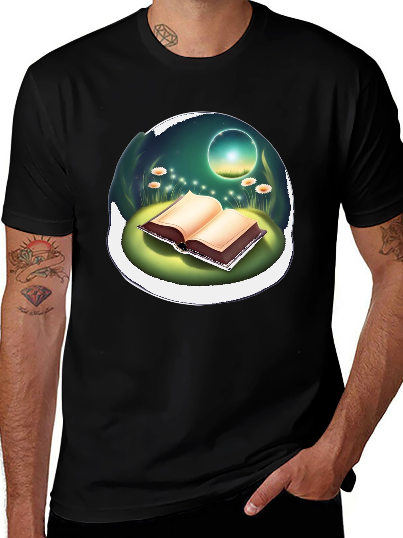 Variant 16 of Mystical Book Tee