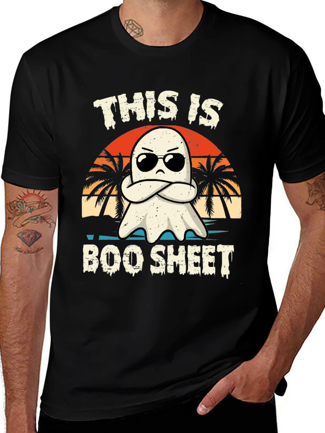 Variant 3 of This is Boo Sheet Ghost Graphic T-Shirt
