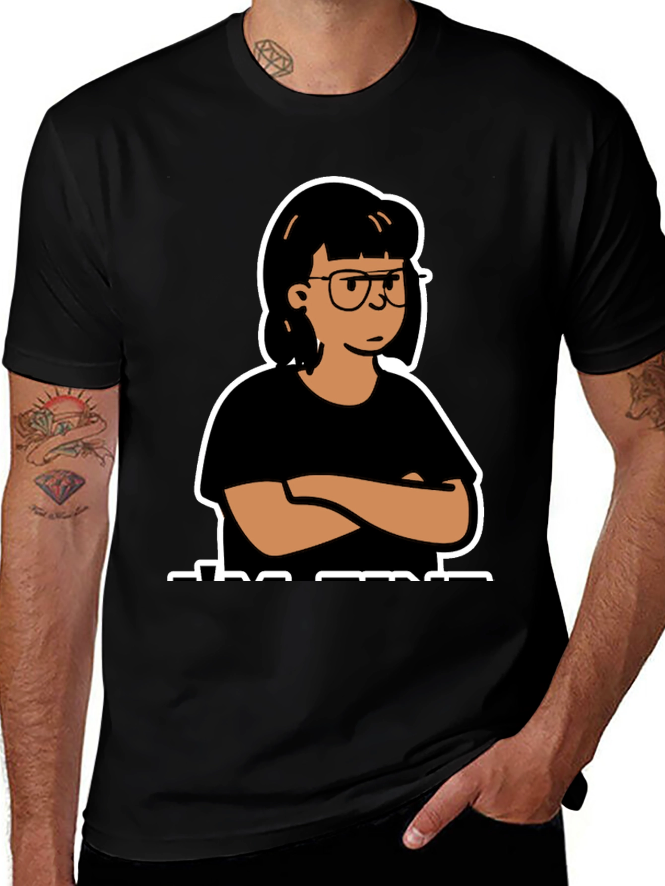 Variant 2 of Sarcastic Cartoon Graphic Tee