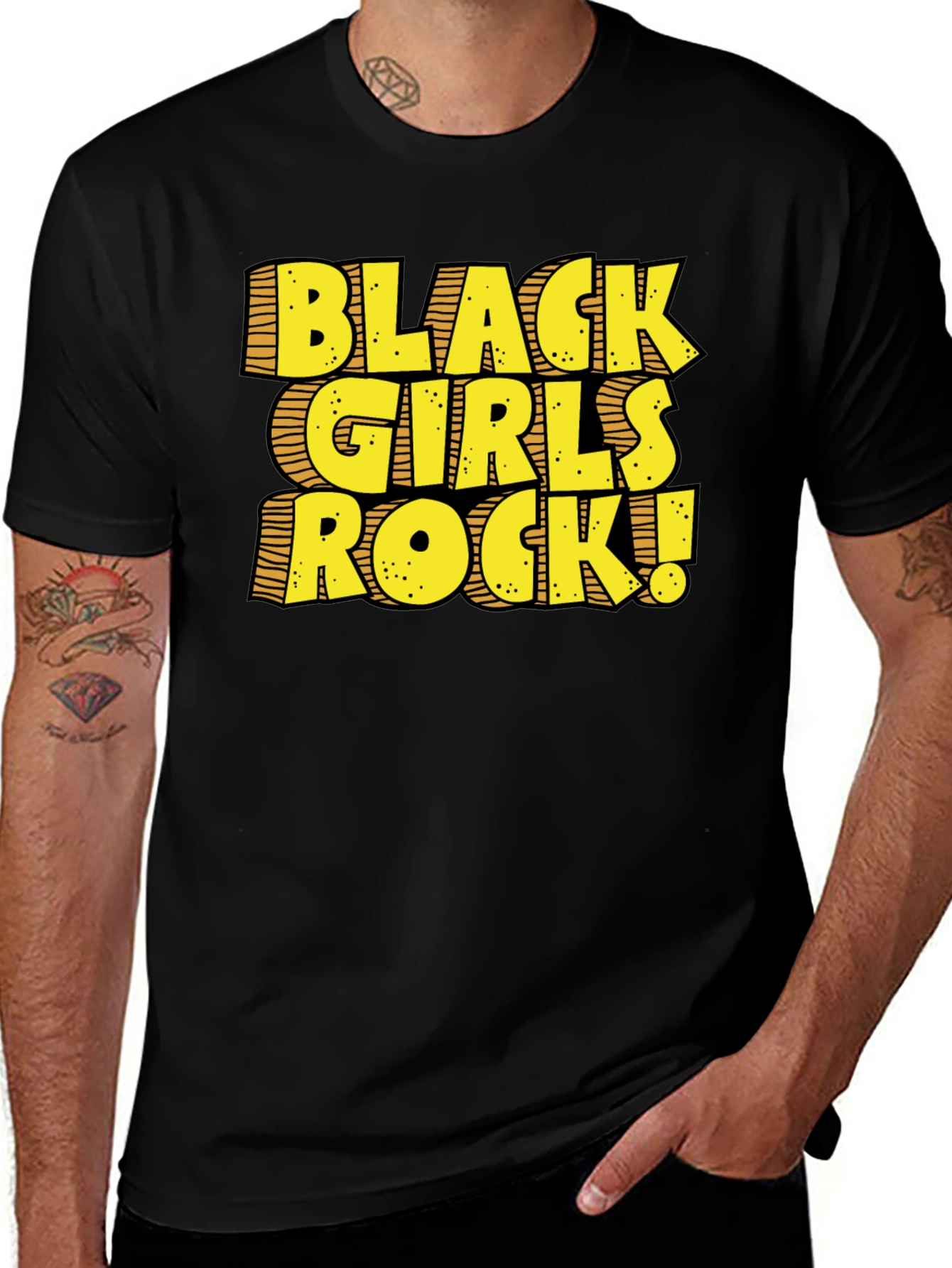 Variant 10 of Black Girls Rock Graphic T-Shirt - Black