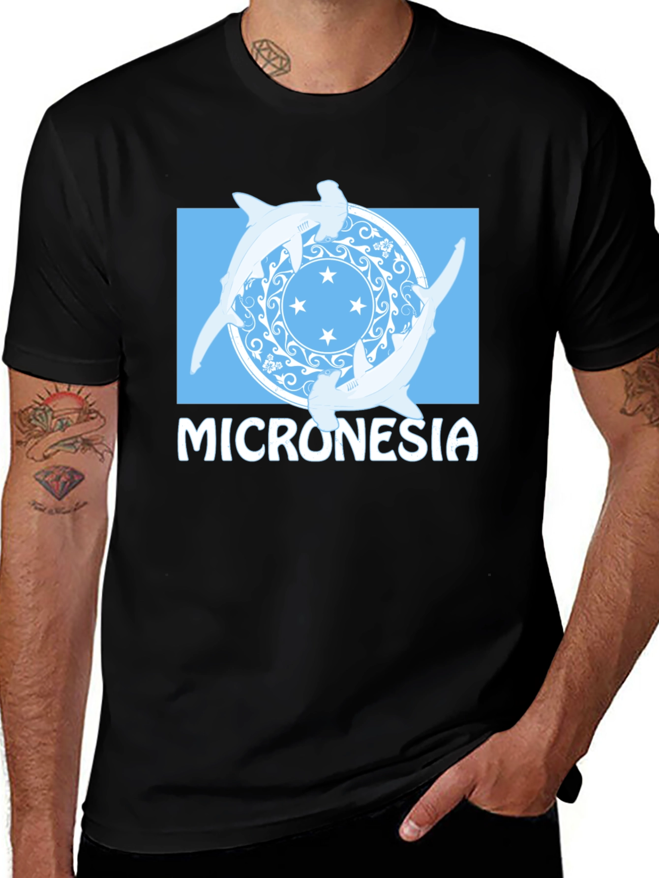 Micronesia Shark T-Shirt - Island Pride