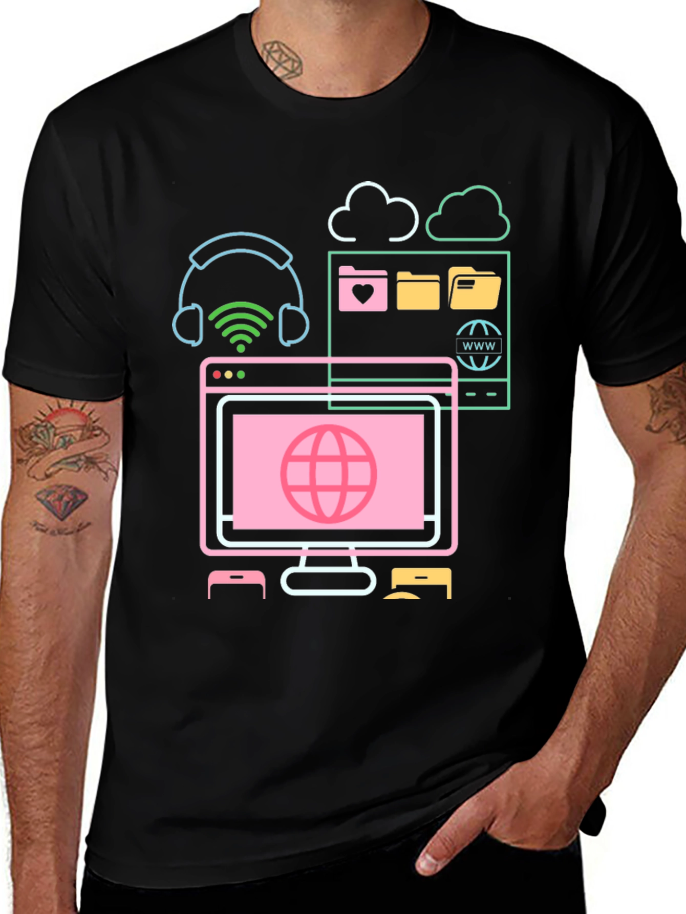 Variant 3 of Tech Lover Graphic Tee