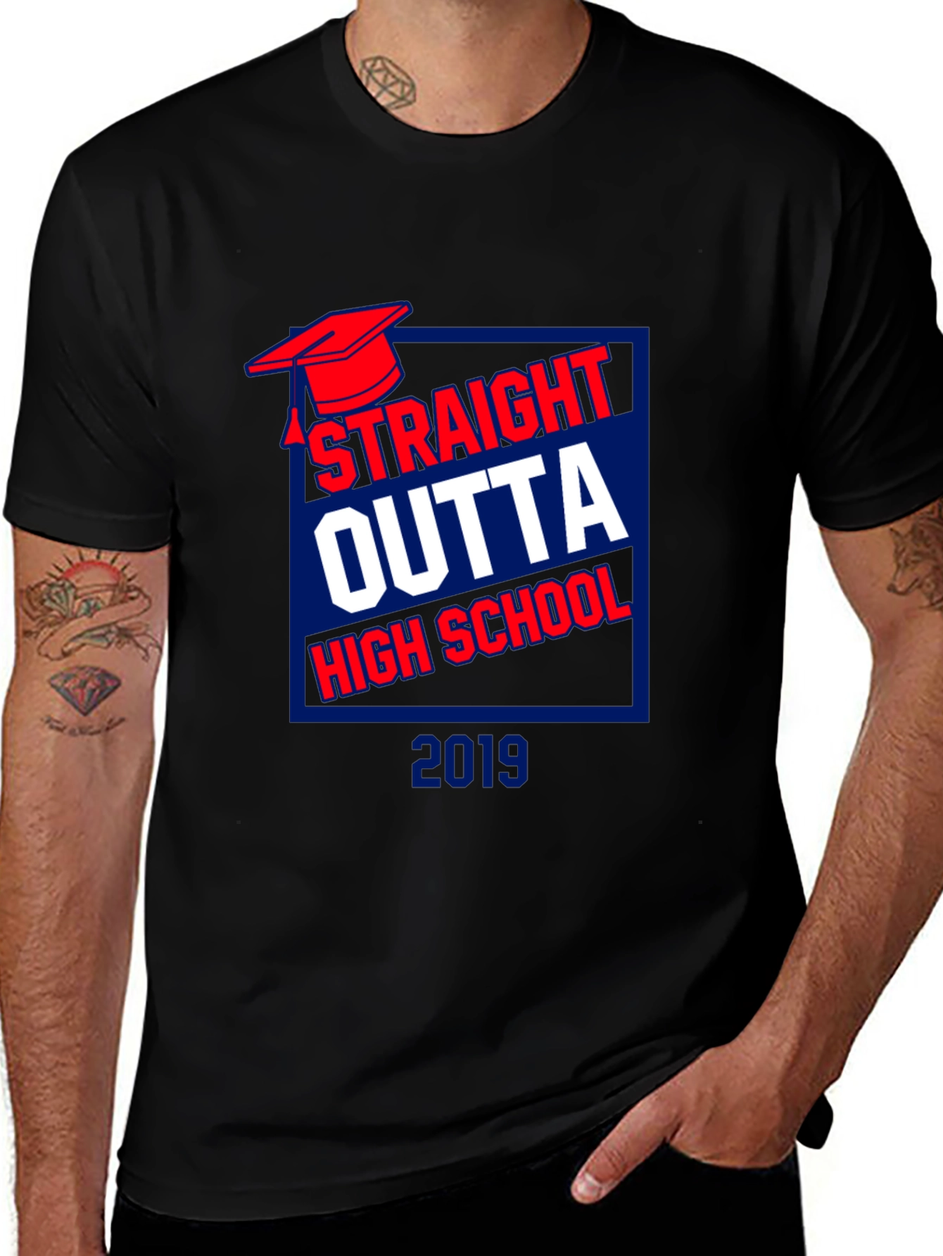 Variant 15 of Straight Outta High School 2019 T-Shirt