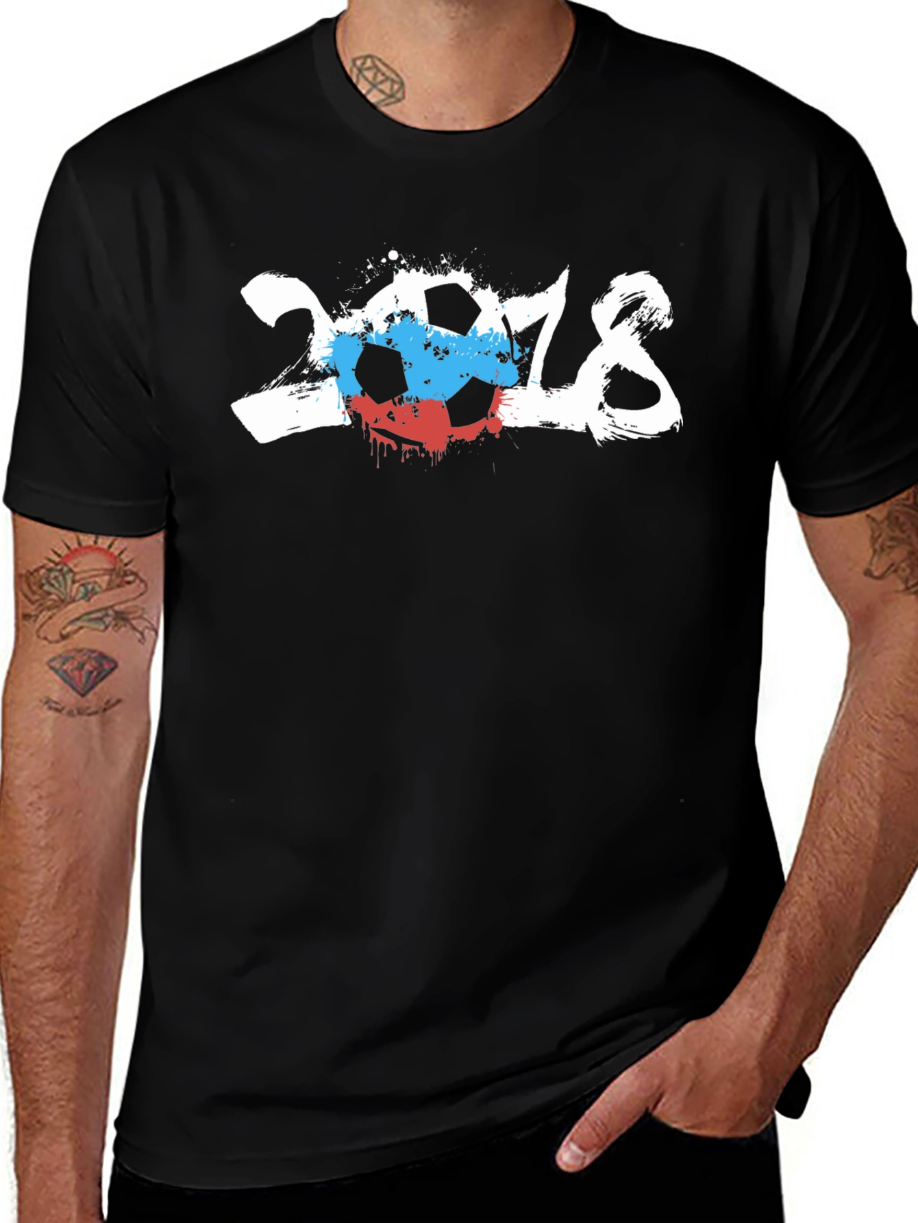 Variant 18 of Russia 2018 Soccer T-Shirt