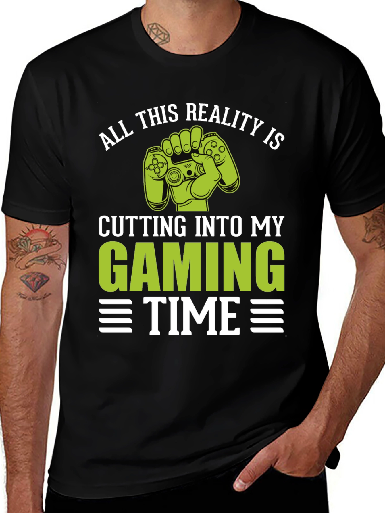 Variant 22 of Gaming Time T-Shirt - Gamer Reality Tee