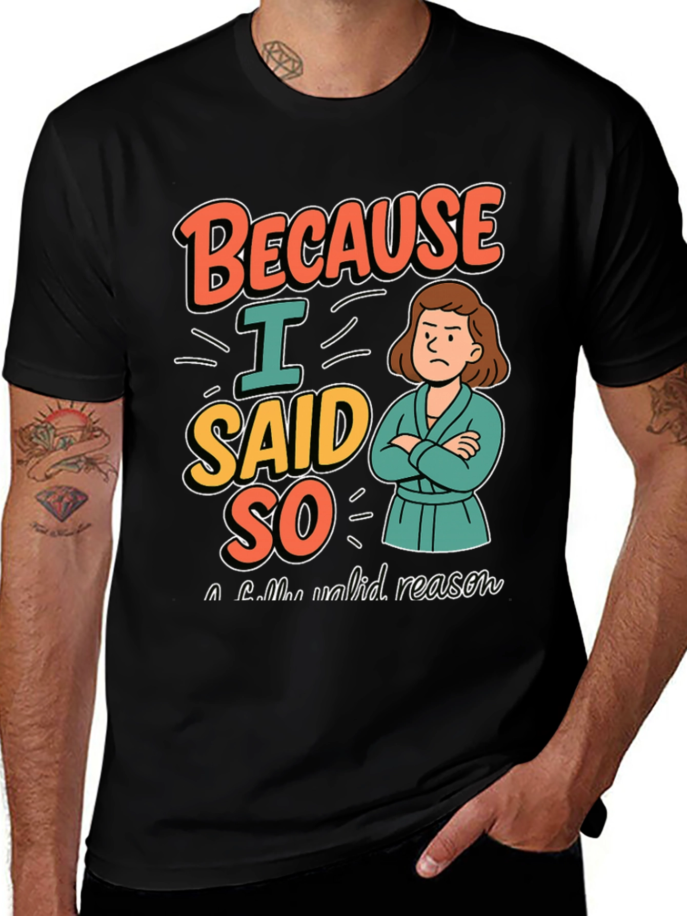Variant 12 of Because I Said So T-Shirt Funny Mom Gift
