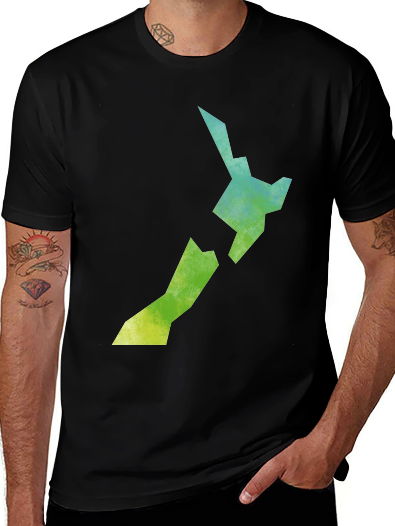 Variant 9 of New Zealand Map Tee - Modern Graphic T-Shirt