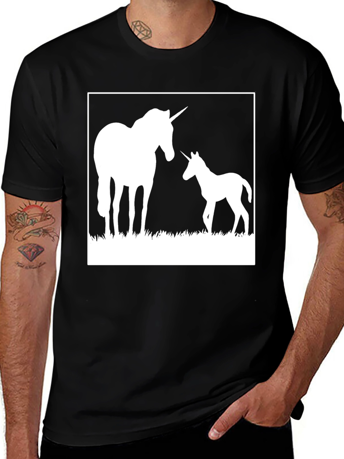 Variant 10 of Unicorn T-Shirt - Mythical Creature Design